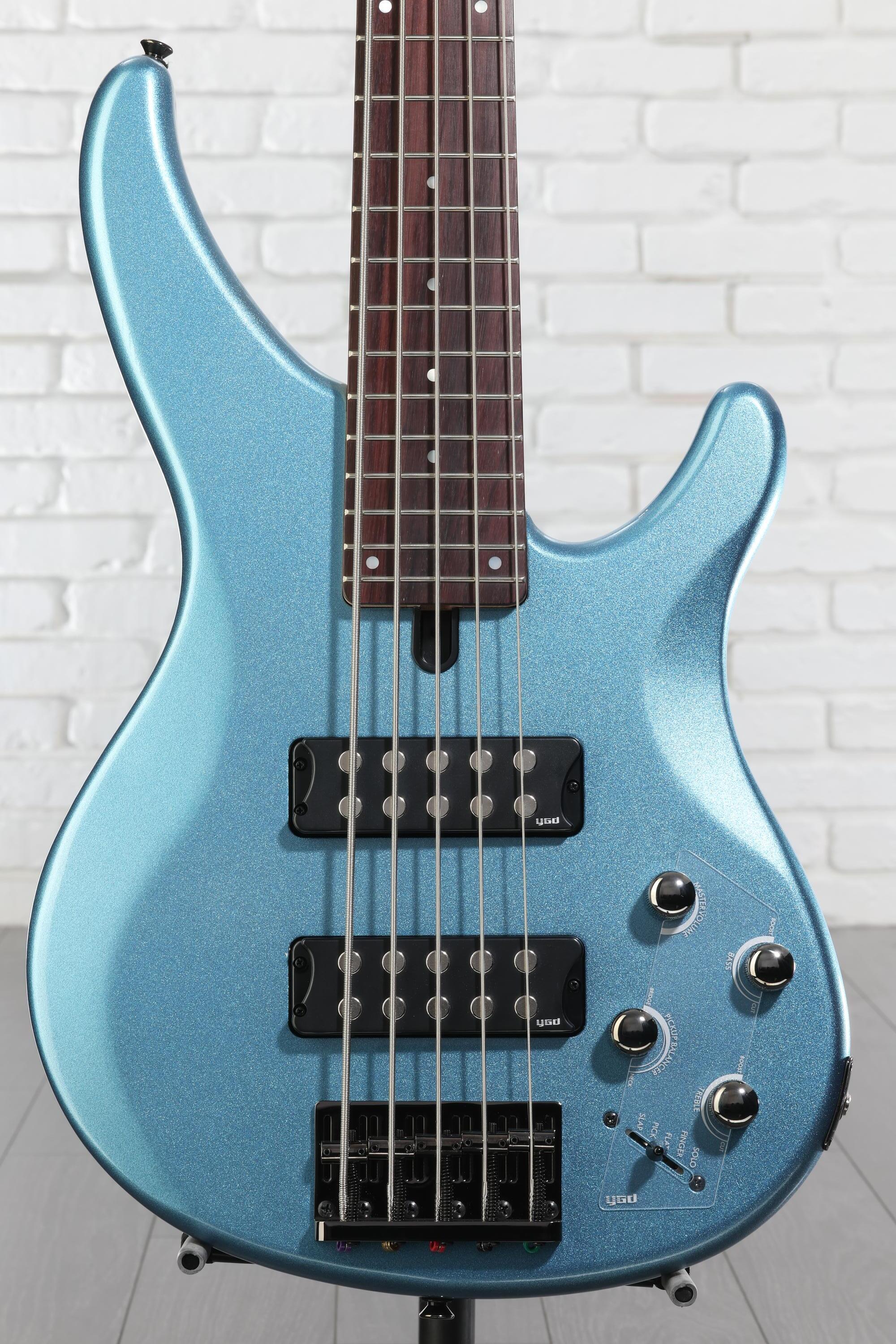 Yamaha TRBX305 5-string Bass Guitar - Factory Blue | Sweetwater