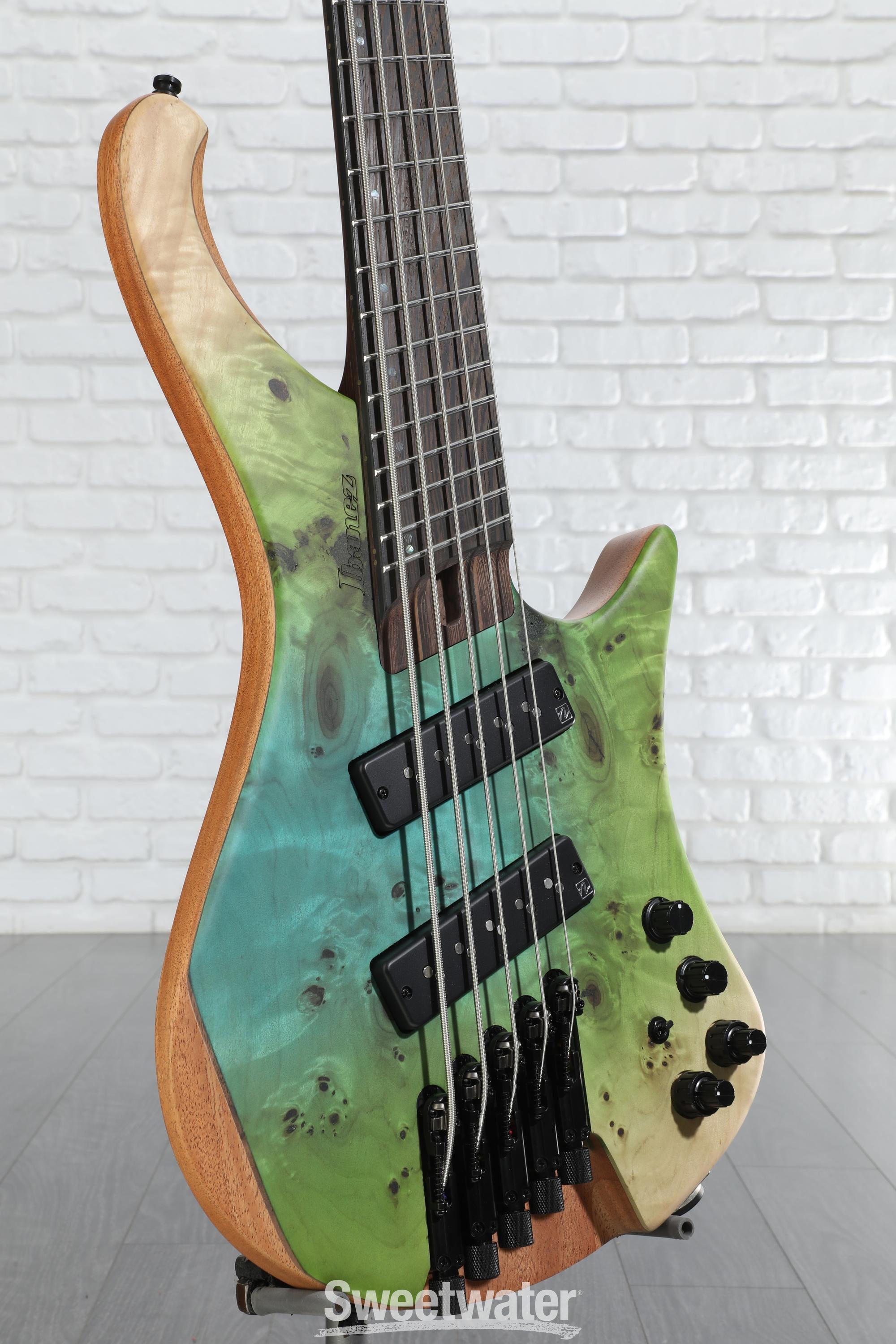 Ibanez Bass Workshop EHB1505MS Bass Guitar - Ocean Inlet Flat