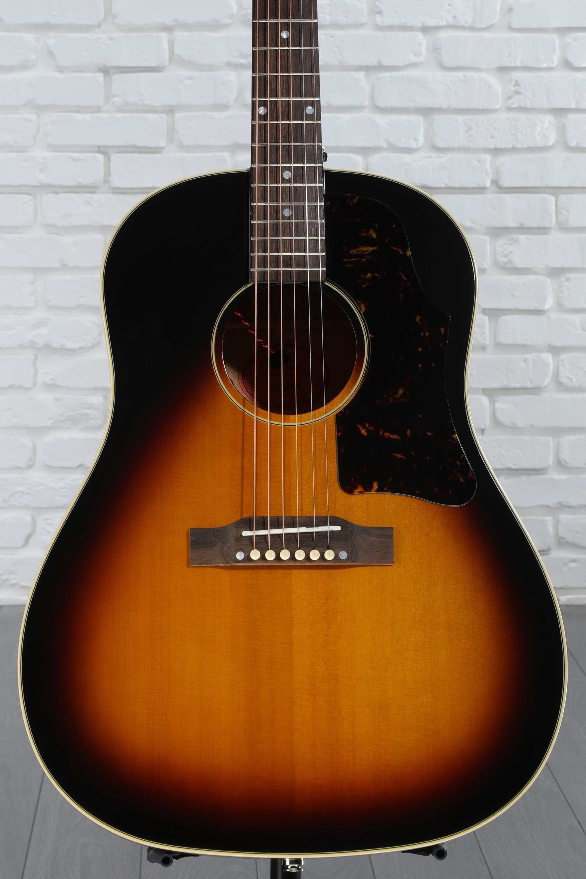 美品Epiphone Inspired by Gibson J-45 オール単板 Epiphone J-45 Acoustic Guitar - Aged Vintage Sunburst Gloss