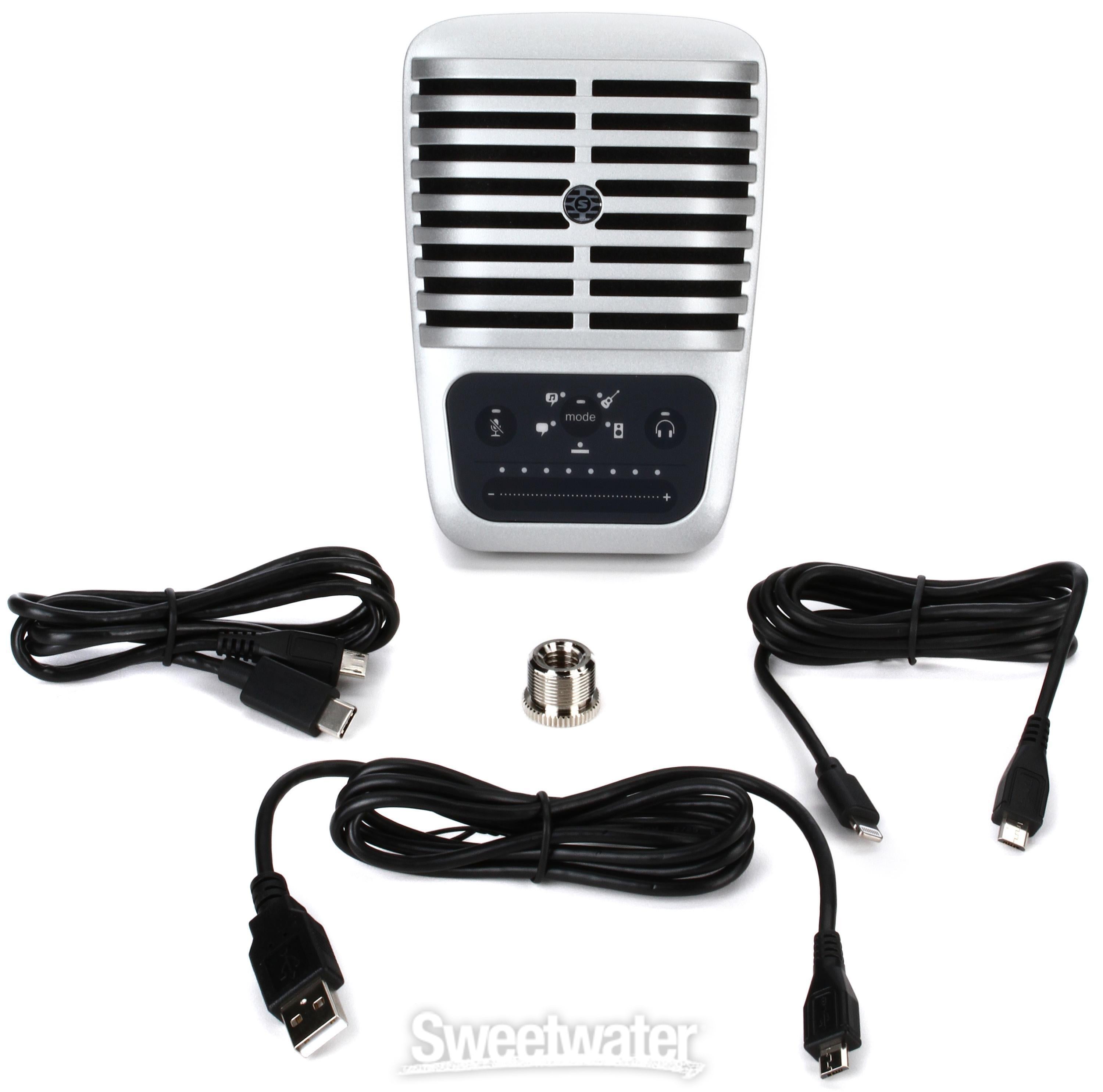 SHURE MV51（HOME STUDIO MICROPHONE）USBマイク Amazon.com: Shure MV51 Digital Condenser Microphone