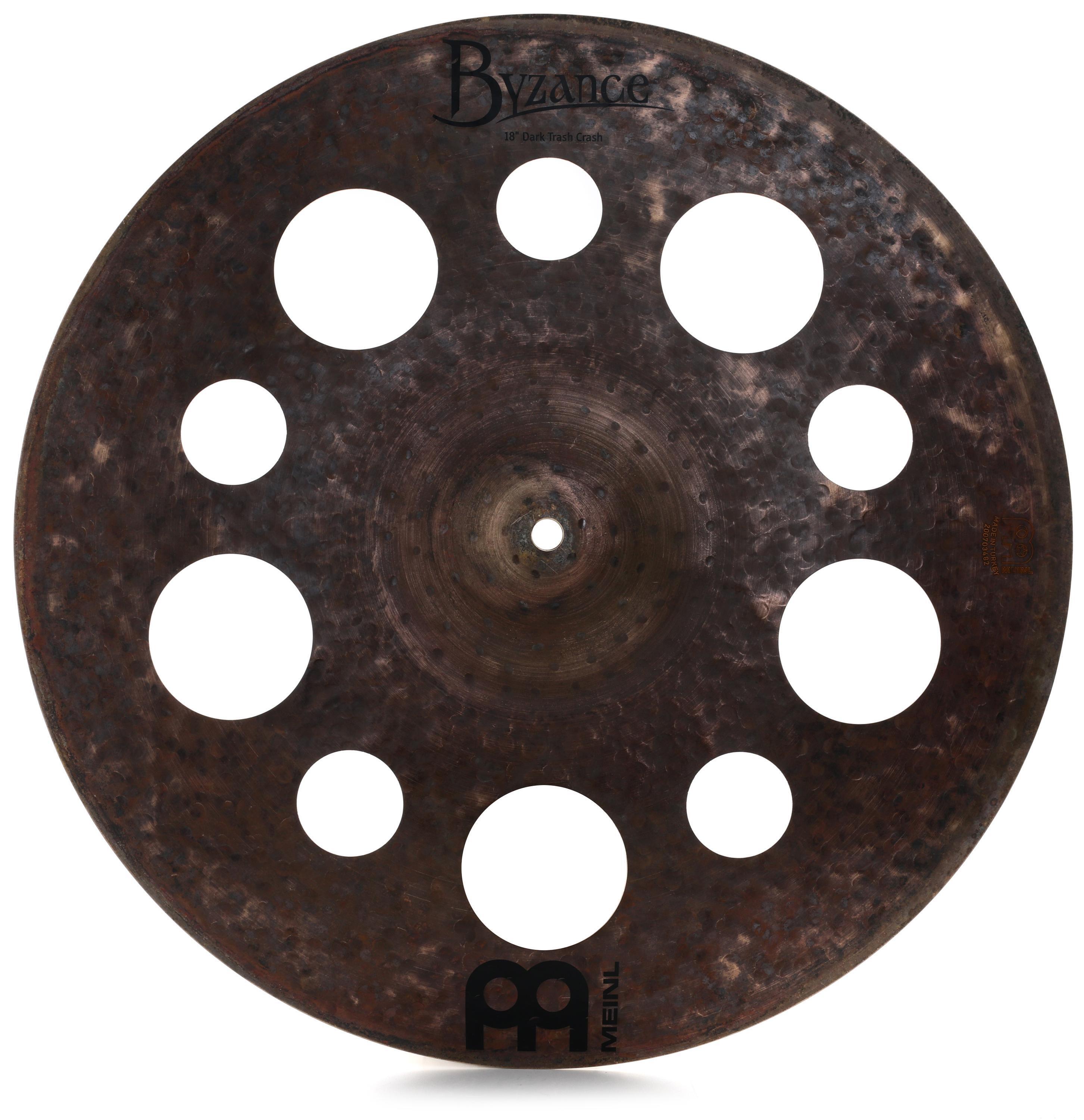 Meinl Cymbals Byzance Dark Trash Crash Cymbal - 18-inch | Sweetwater