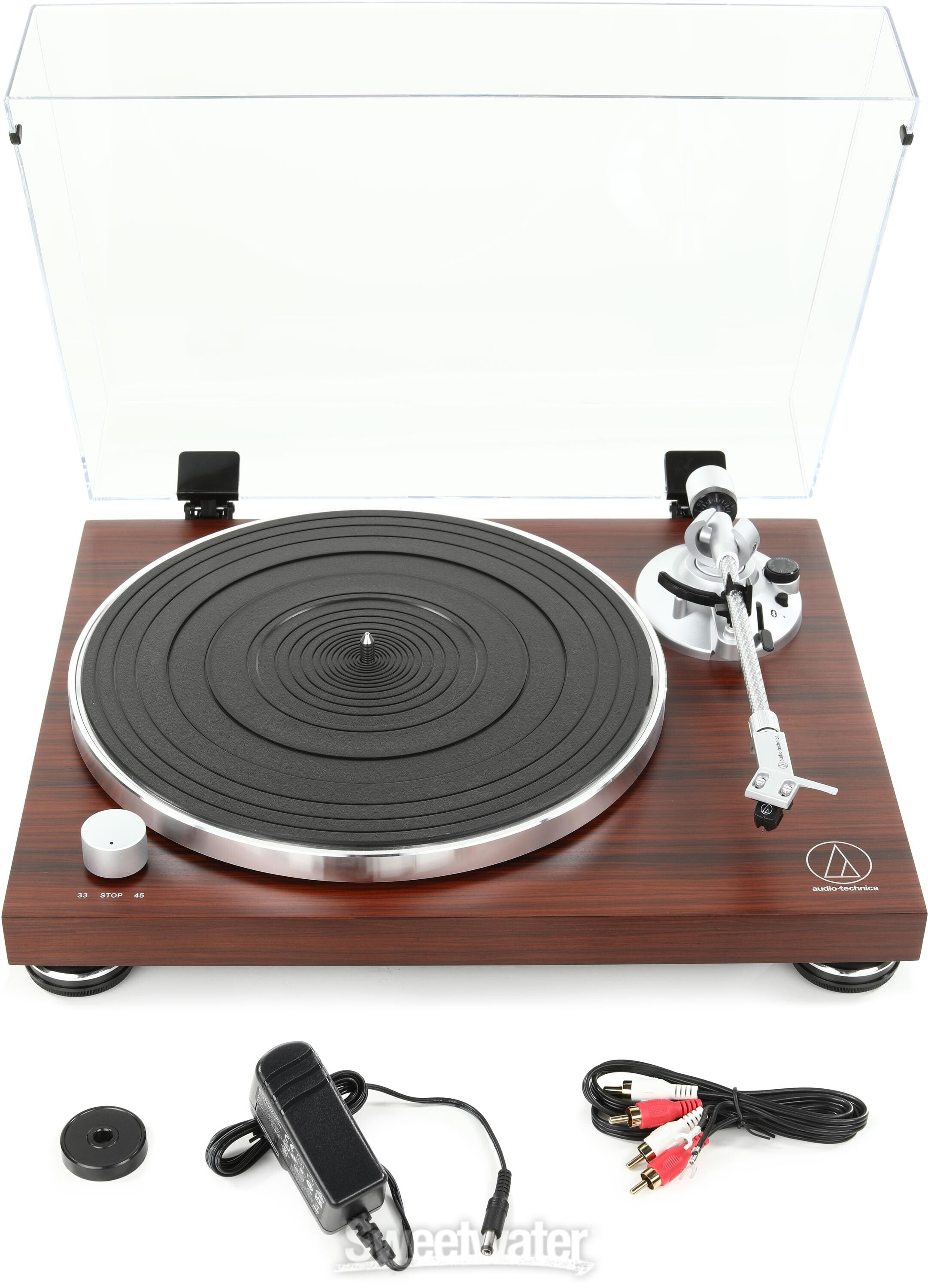 Audio-Technica AT-LPW50BT-RW Manual Belt-drive Turntable