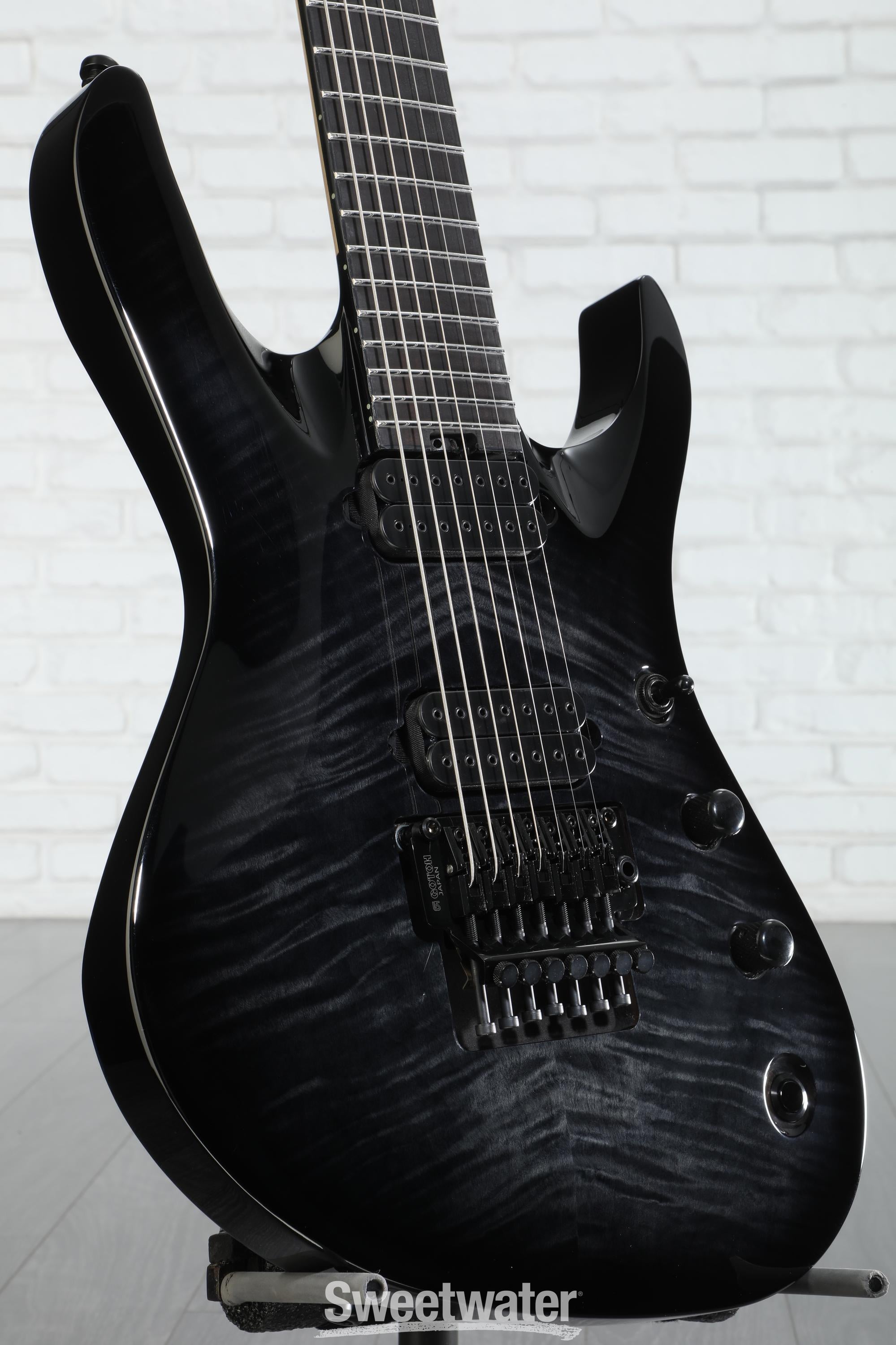 Photo of Jackson Pro Plus Chris Broderick Soloist 7 Electric Guitar - Transparent Black