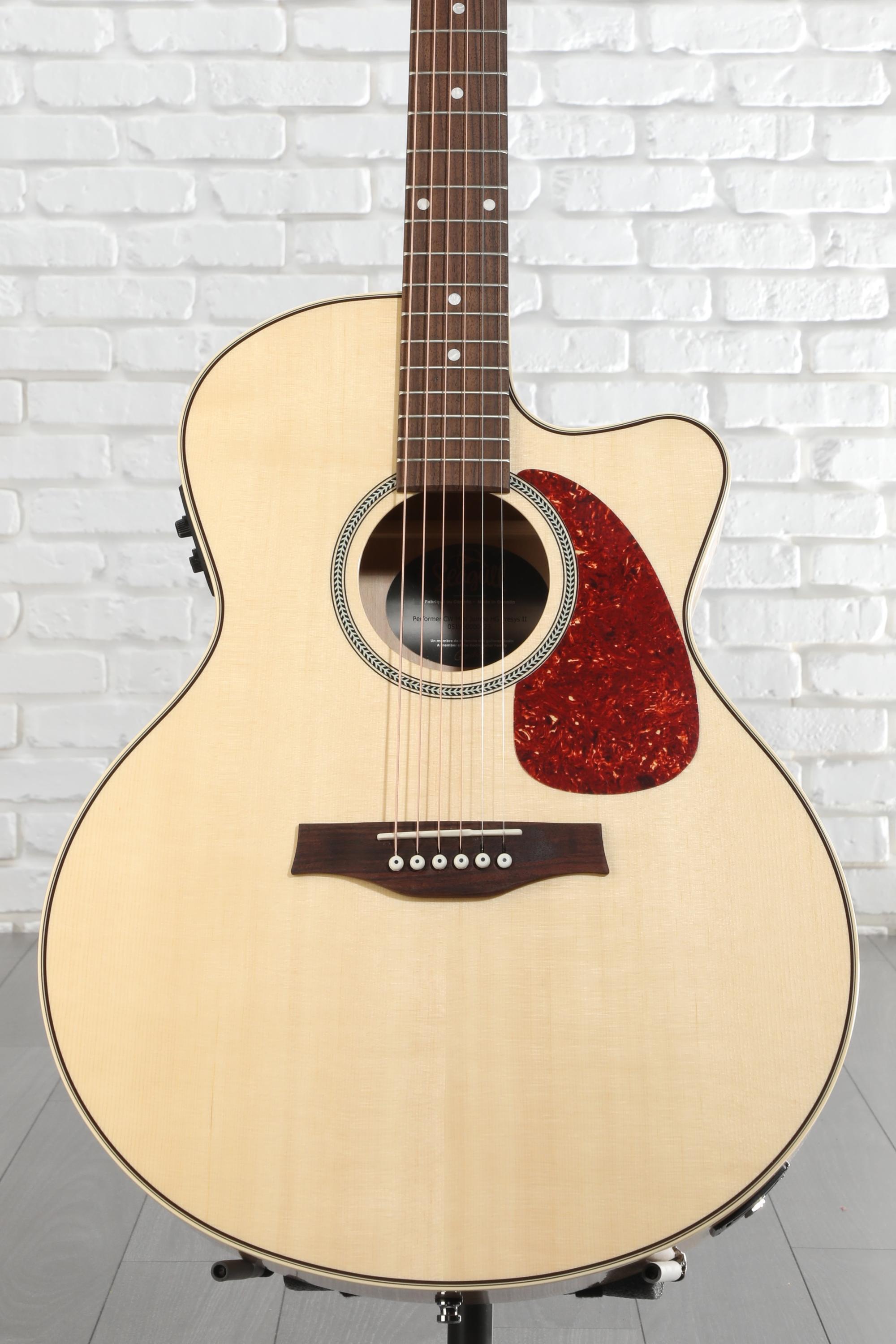 Seagull Guitars Performer Cutaway Mini-Jumbo Flame Maple Acoustic