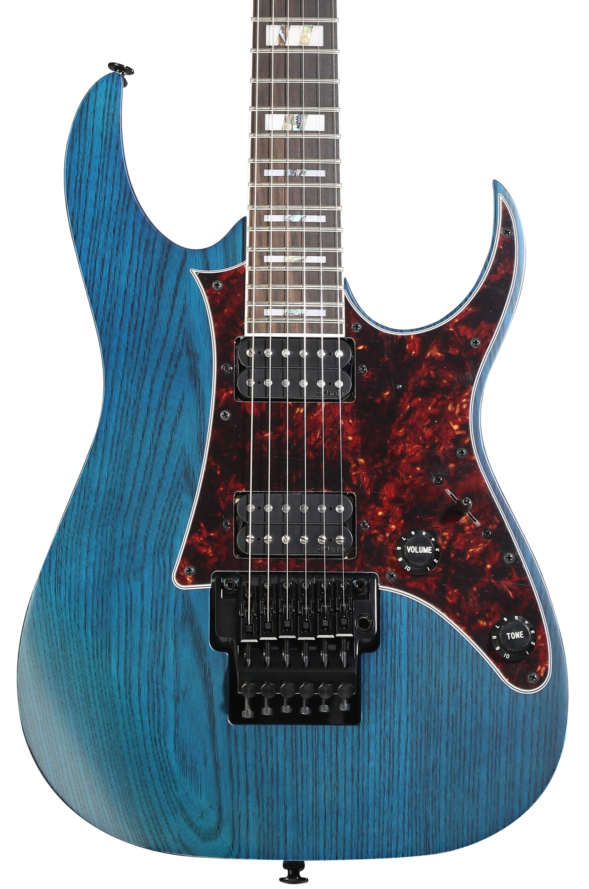 Ibanez Prestige RG653DX Electric Guitar - Transparent Deep Blue