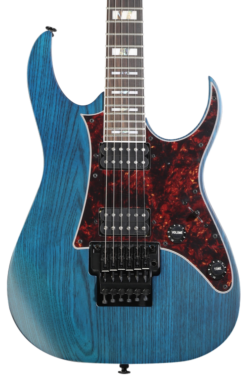 Ibanez Prestige RG653DX Electric Guitar - Transparent Deep Blue