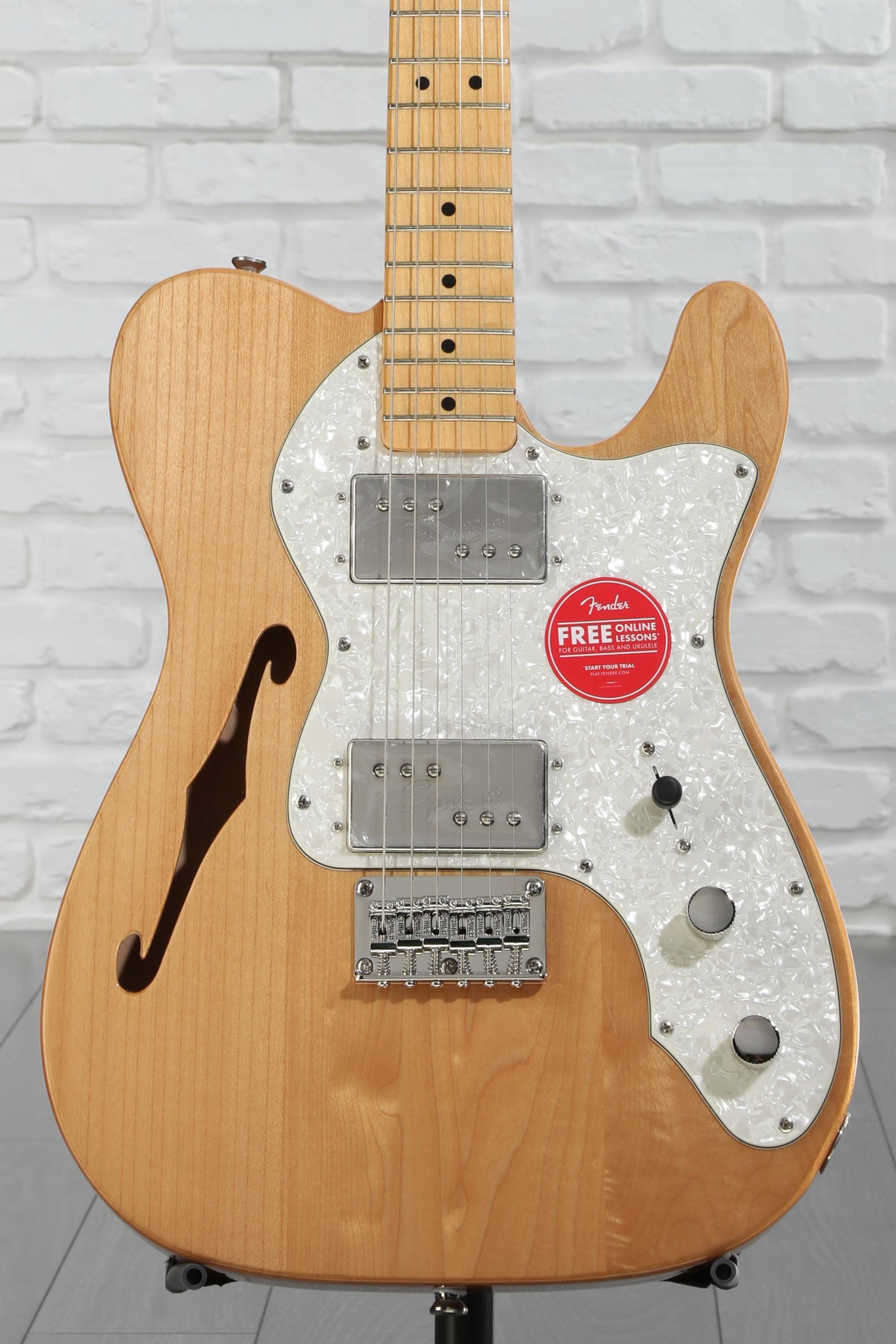 【極美品】Squier CV '70s Telecaster® Thinline Squier Classic Vibe '70s Telecaster Thinline - Natural