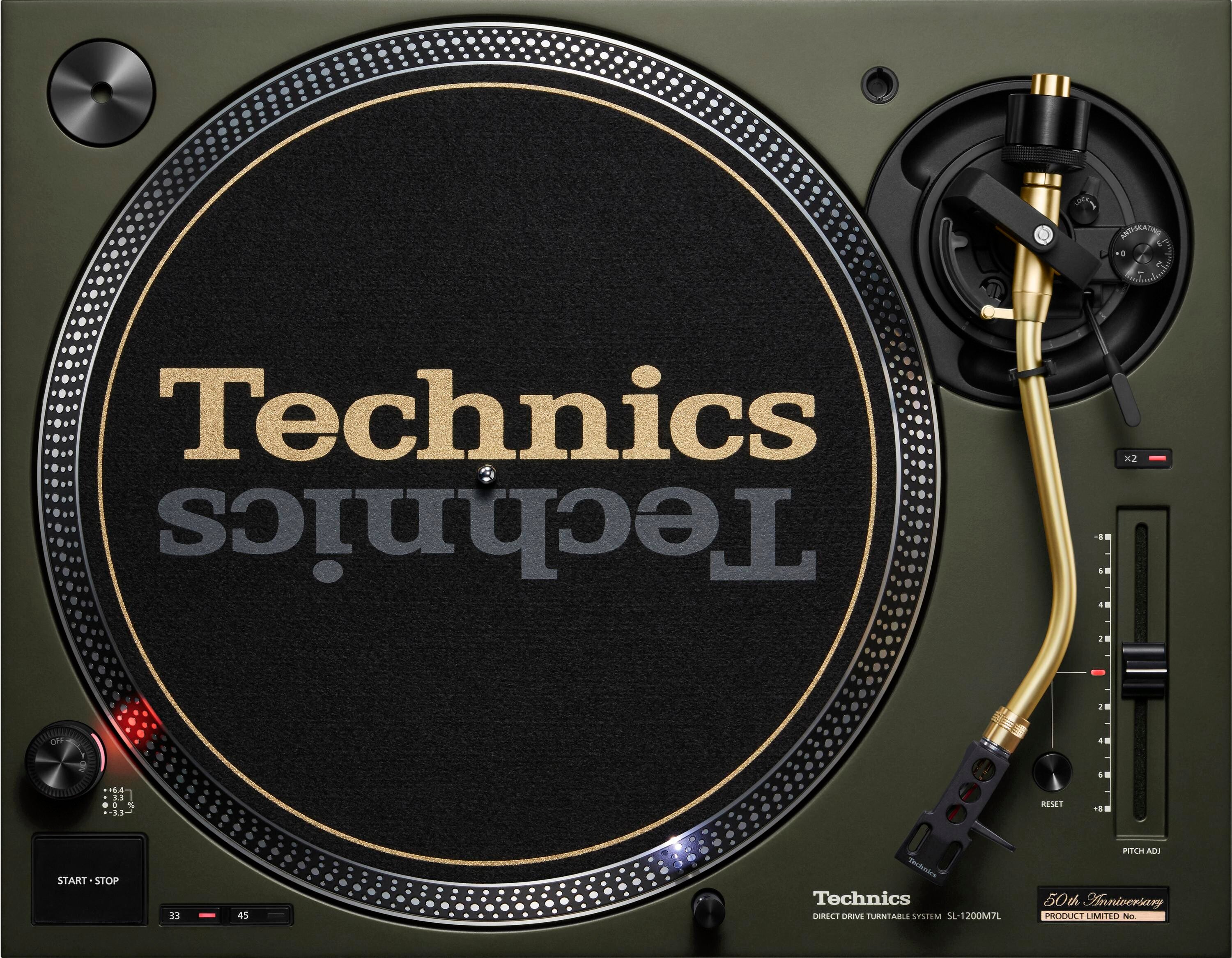 Technics SL-1200M7LPA Turntable - 50th Anniversary Limited-edition