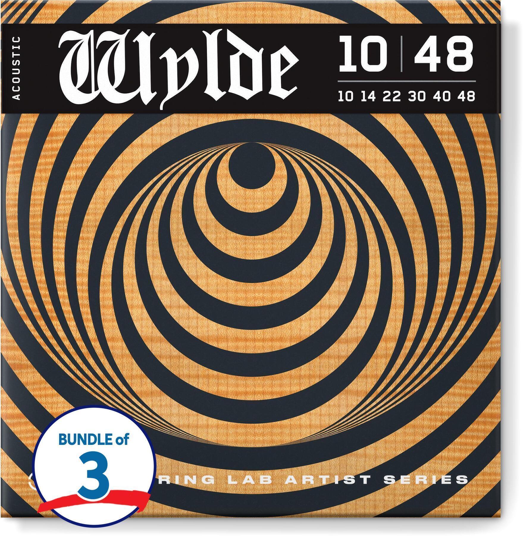 Dunlop Zakk Wylde String Lab Acoustic Guitar Strings (3 Pack) - .010 ...