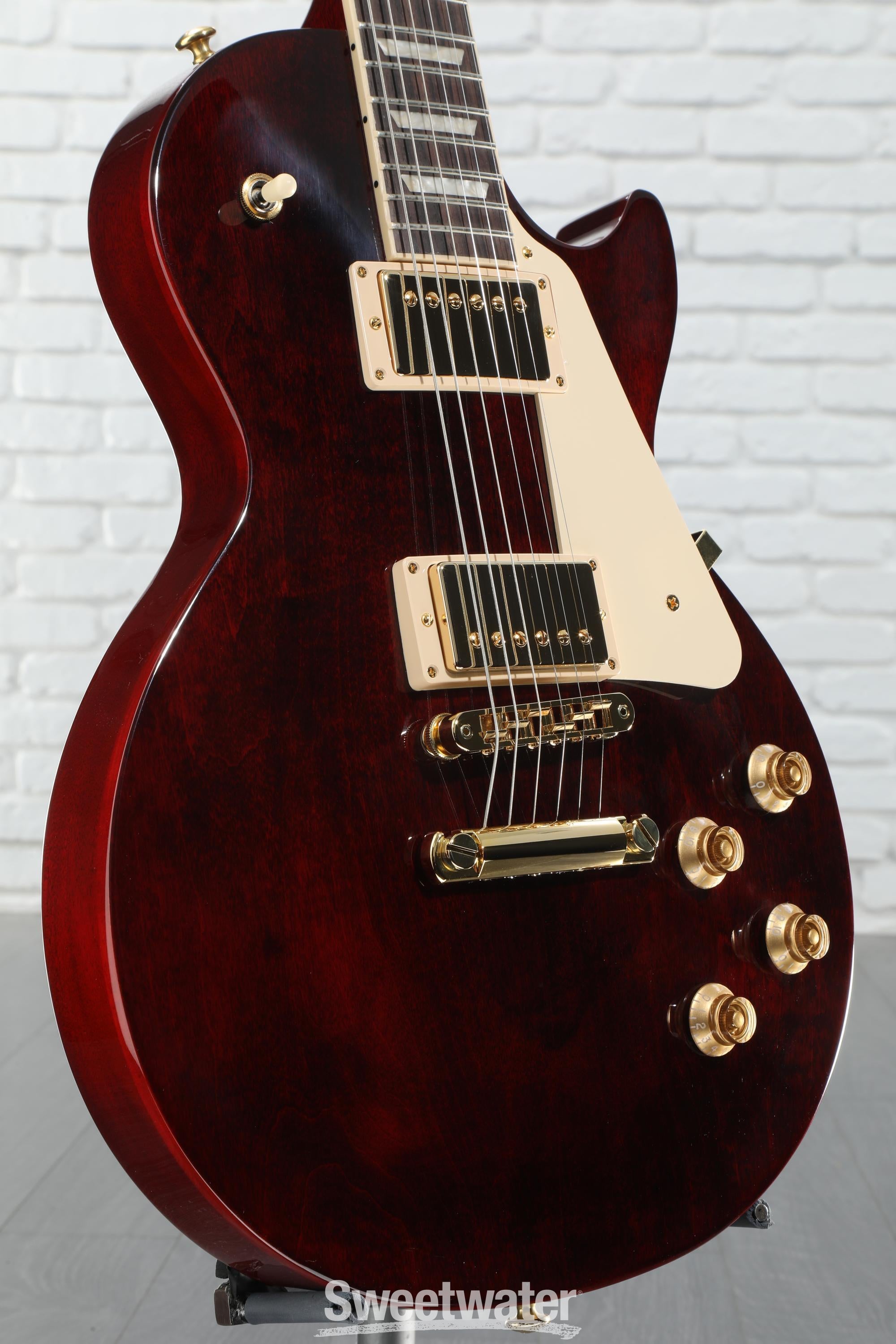 Gibson Les Paul Studio Electric Guitar - Wine Red with Gold