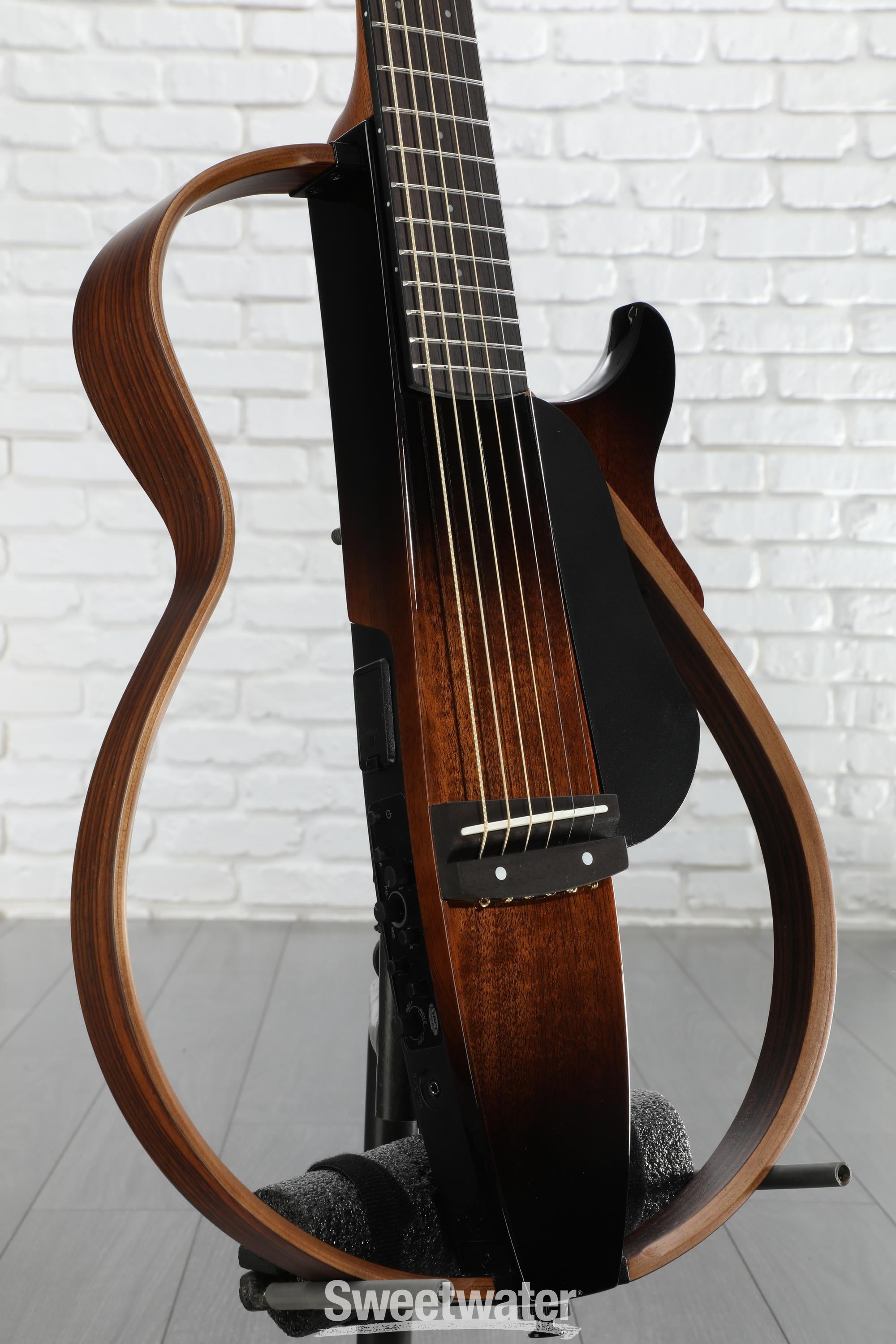 チ*イ様 Yamaha SLG200S Yamaha SLG200S Silent Guitar - Tobacco Sunburst | Sweetwater