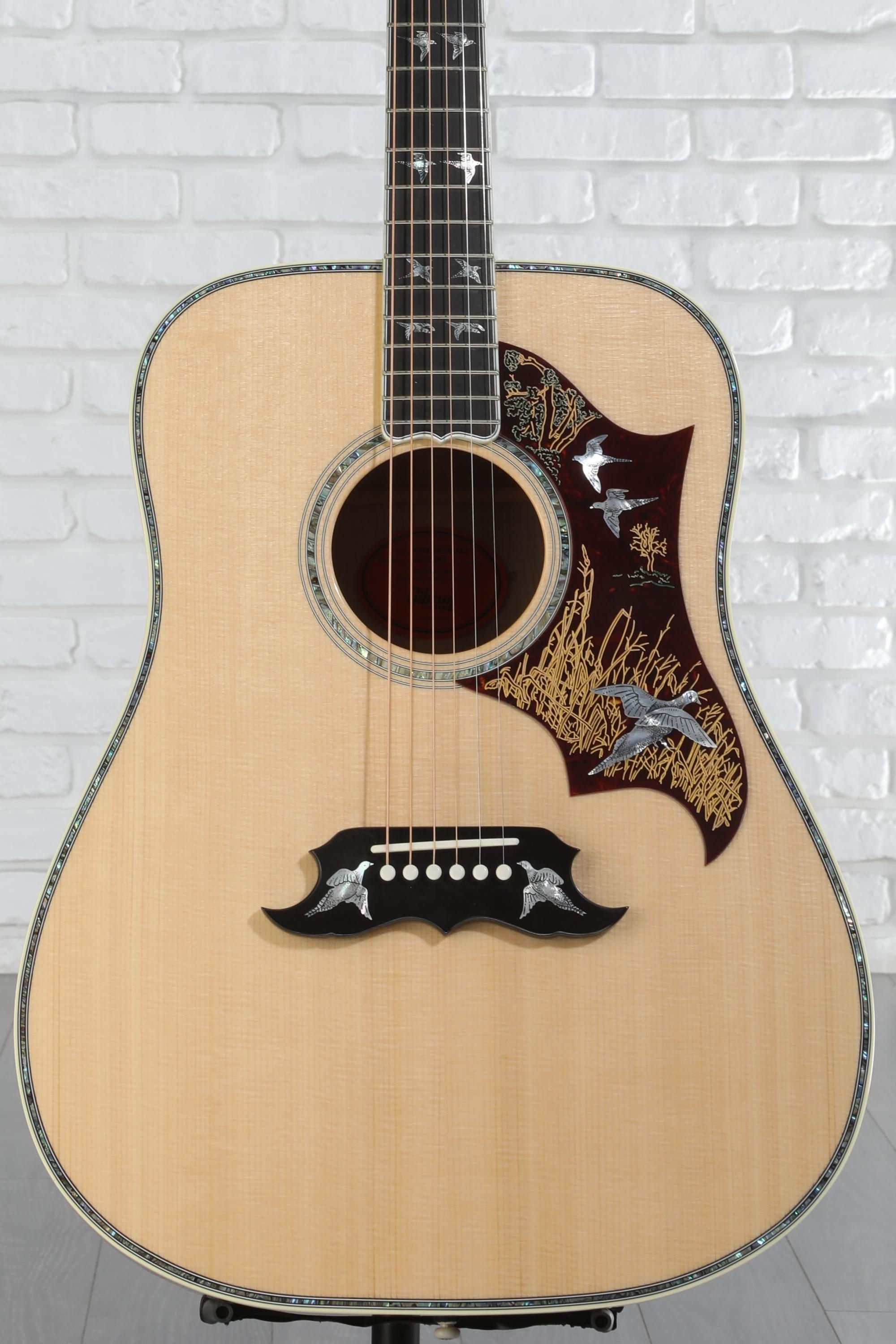 Gibson Acoustic Doves In Flight Acoustic Guitar - Antique Natural
