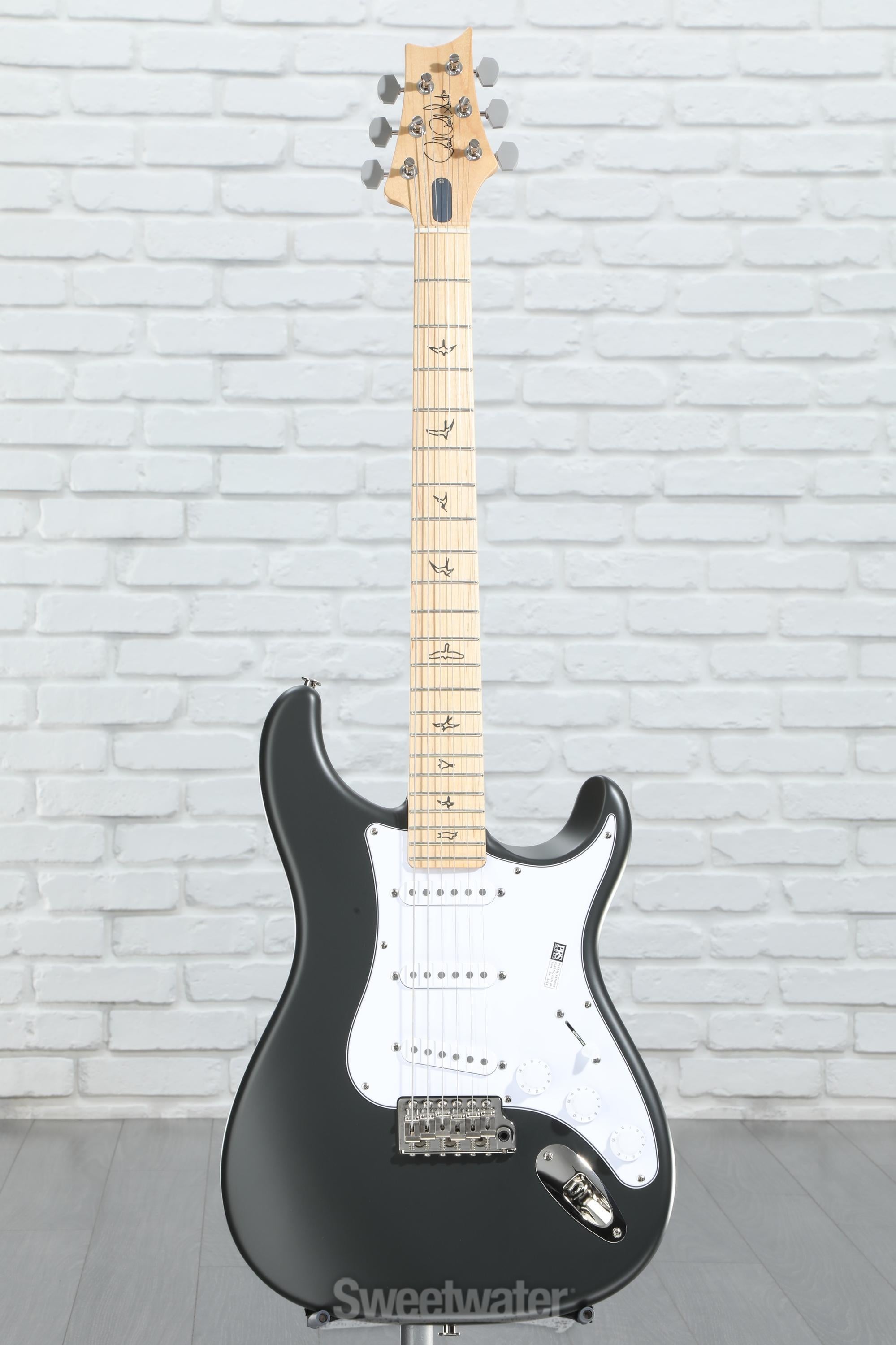 PRS Silver Sky Electric Guitar - Faded Black Tee with Maple