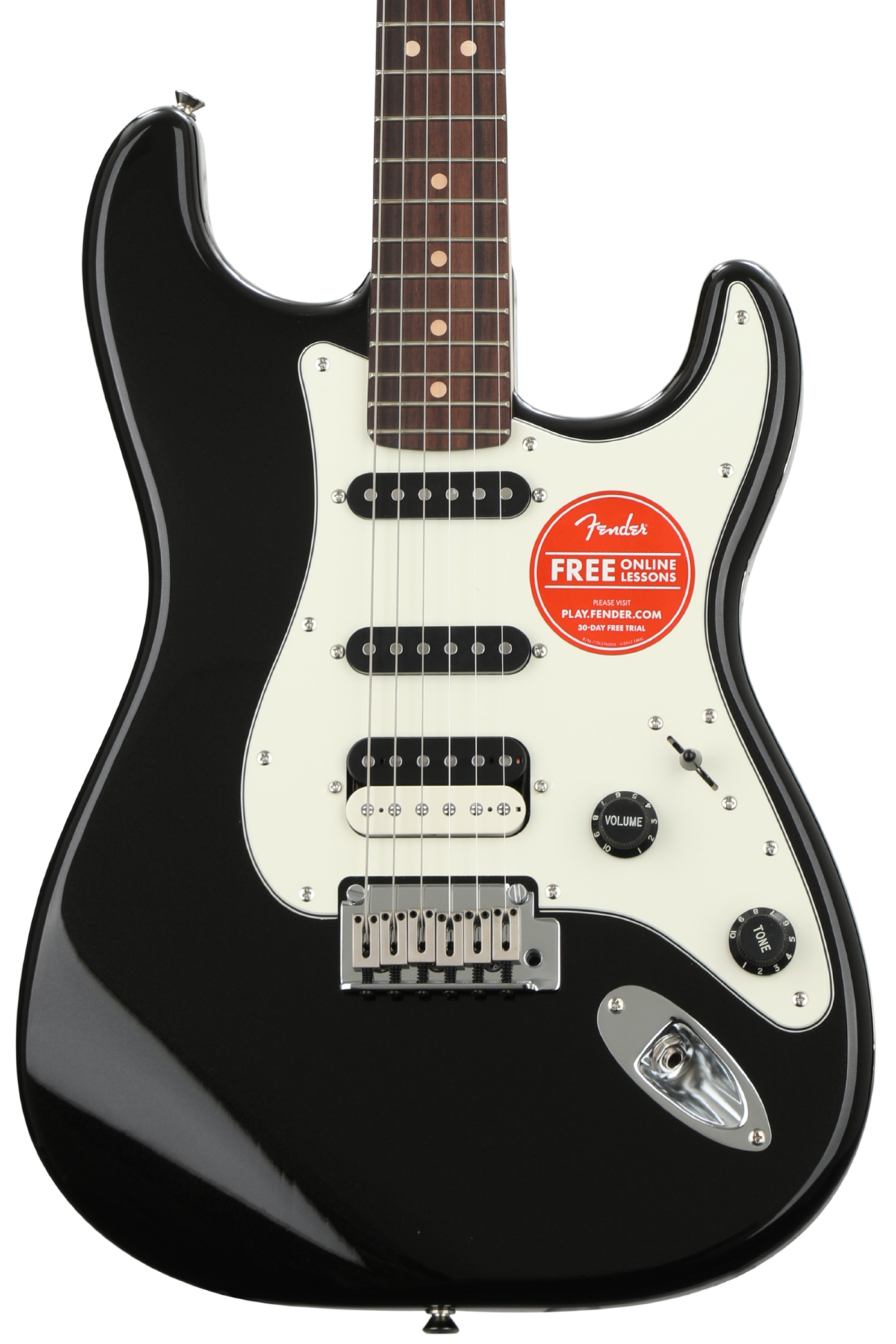 Squier Contemporary Stratocaster HSS - Black Metallic | Sweetwater