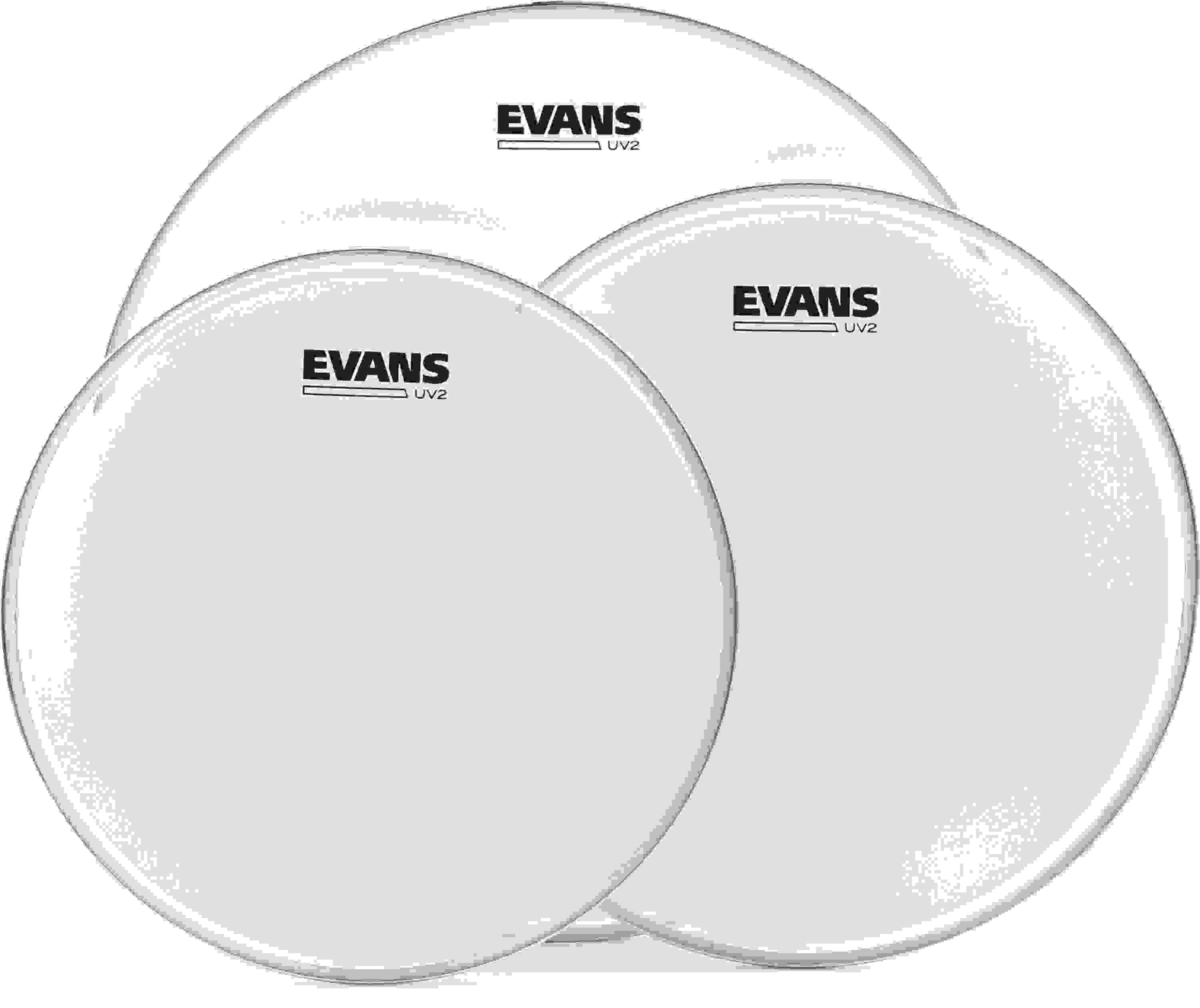 Evans UV2 Coated 3-piece Tom Pack - 12/13/16 inch