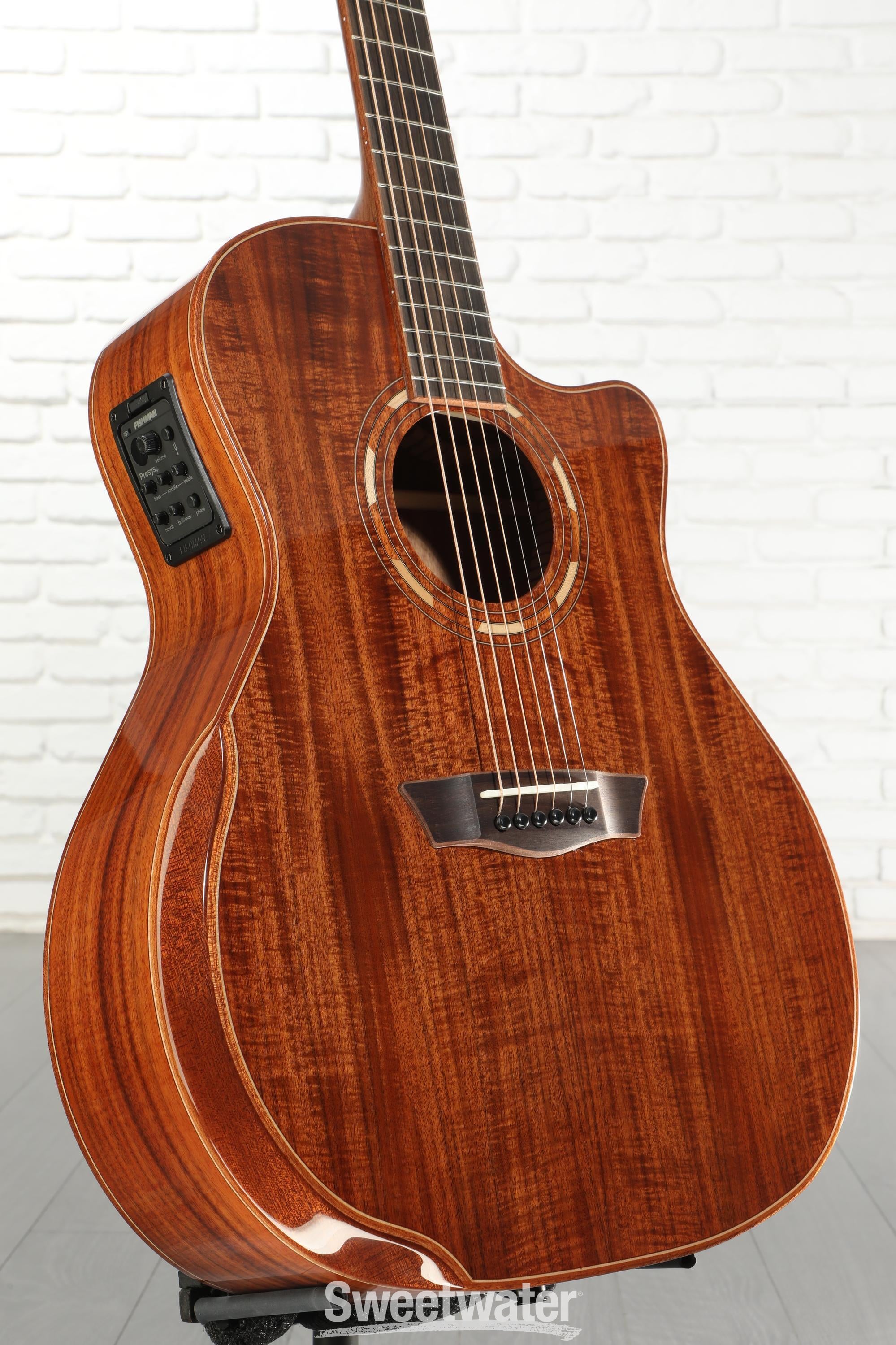 Washburn G55ce Koa Natural 美品 Washburn Comfort G55CE Koa Acoustic-electric Guitar - Natural with