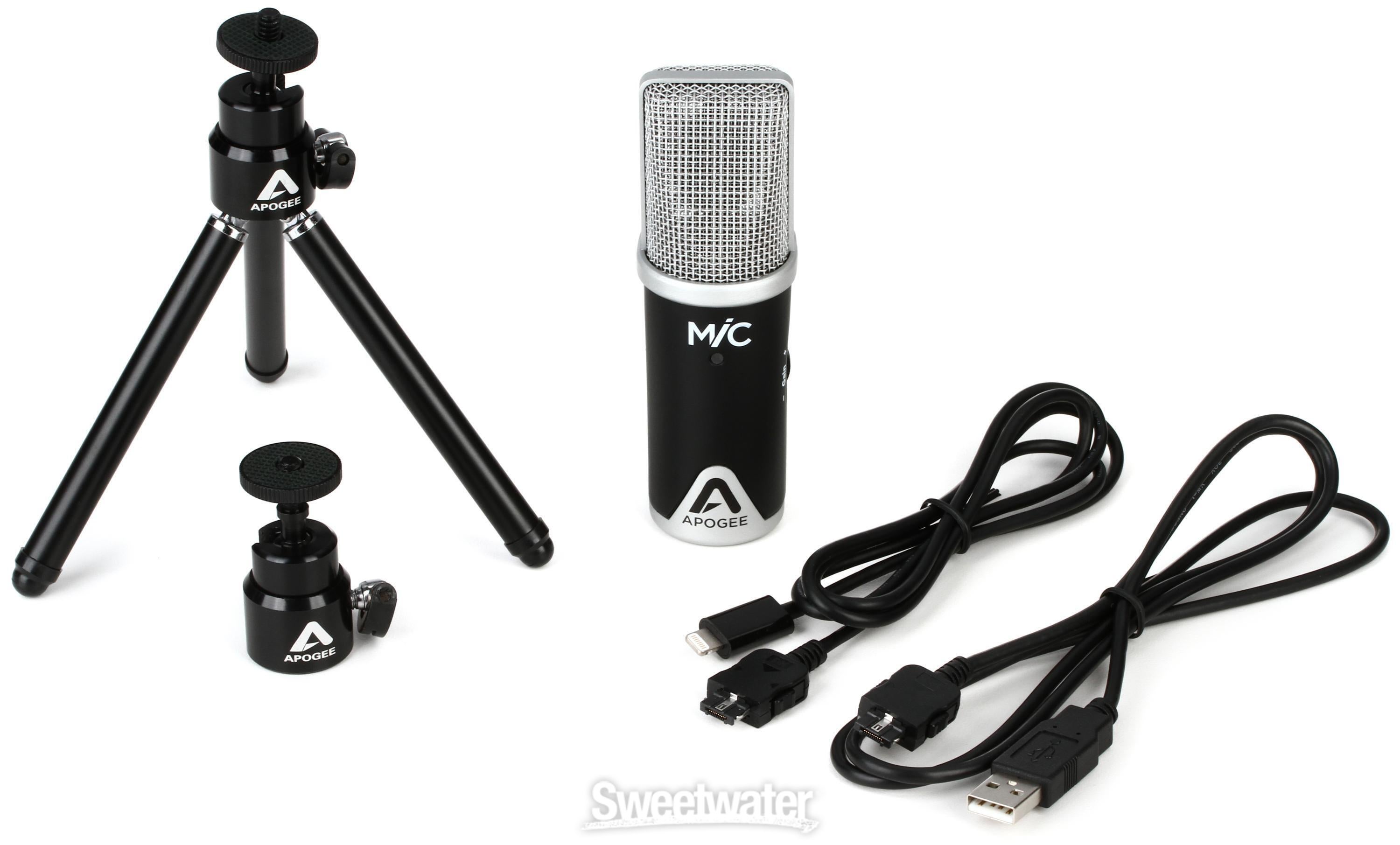 Apogee MiC 96k for iPad, iPhone and Mac Reviews | Sweetwater