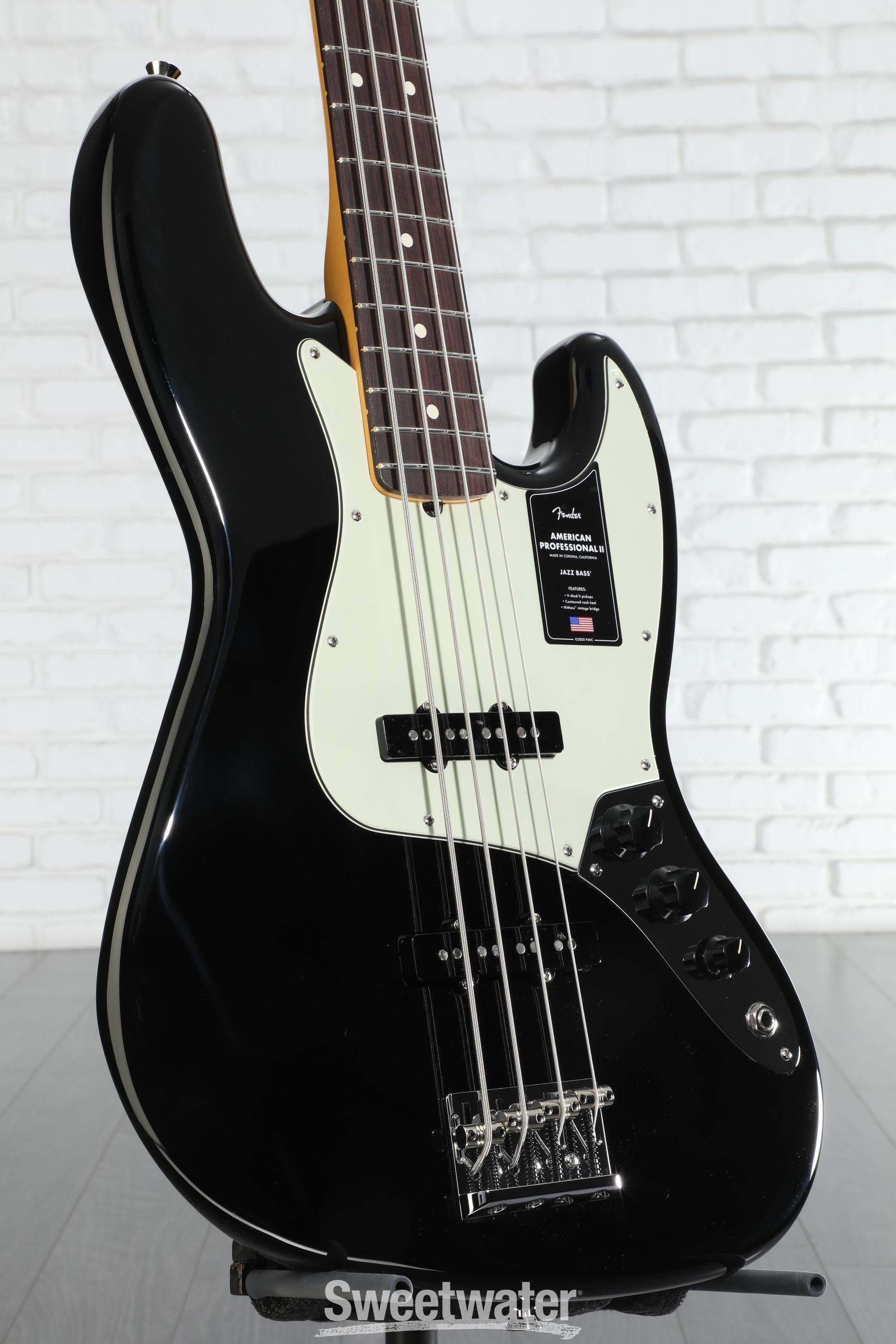 Fender American Professional II Jazz Bass - Black with Rosewood