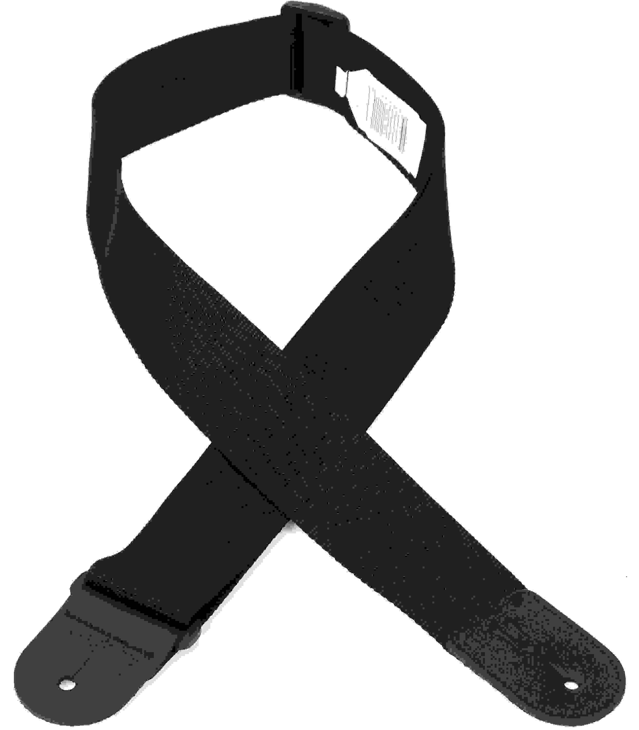 Levy's M8POLY Woven Polypropylene Guitar Strap - Black