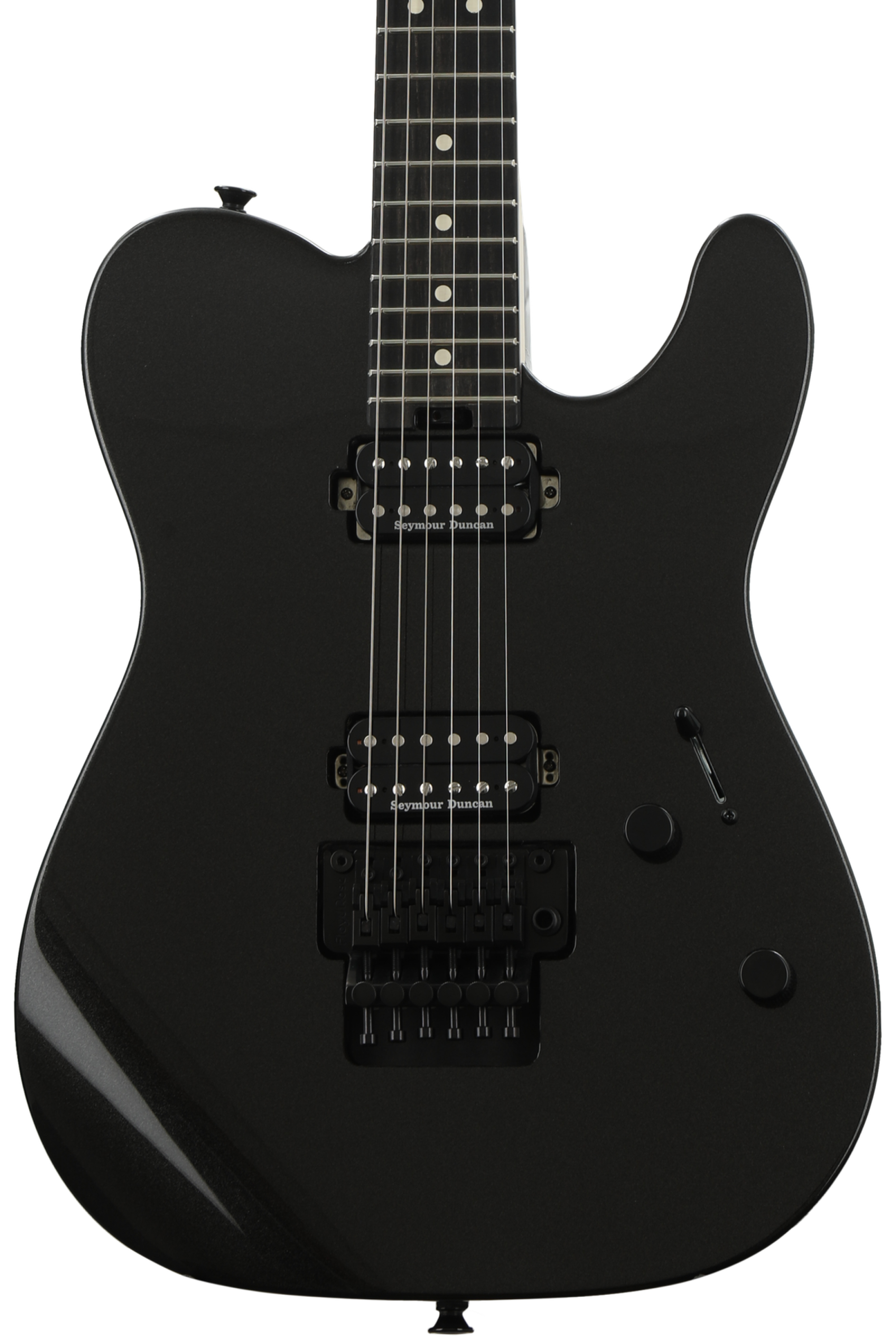 Charvel Pro-Mod San Dimas Style 2 HH Floyd Rose - Metallic Black with Ebony Fingerboard