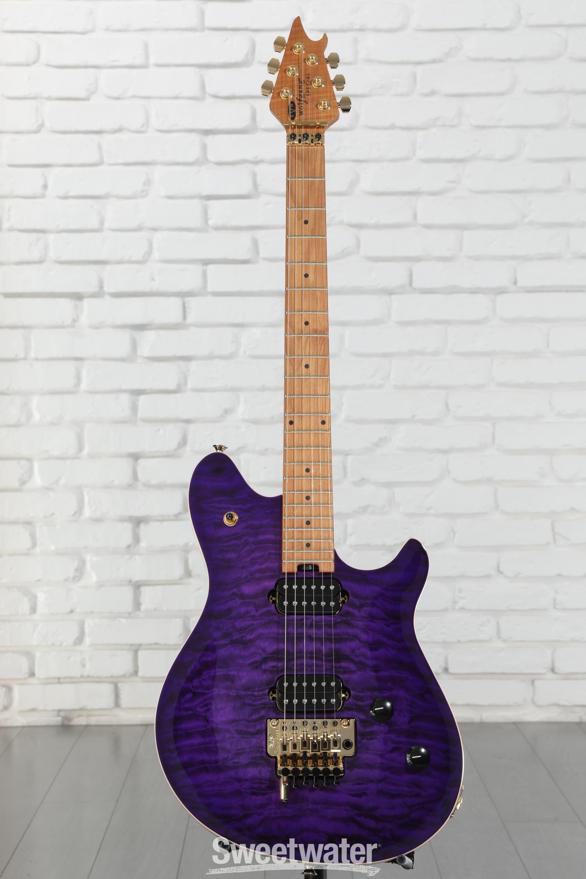 EVH Wolfgang Special QM Electric Guitar - Purple Burst