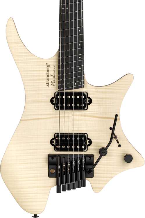 ギター strandberg Boden l NX6 Strandberg Boden Prog NX 6 Electric Guitar - Natural Flame Maple