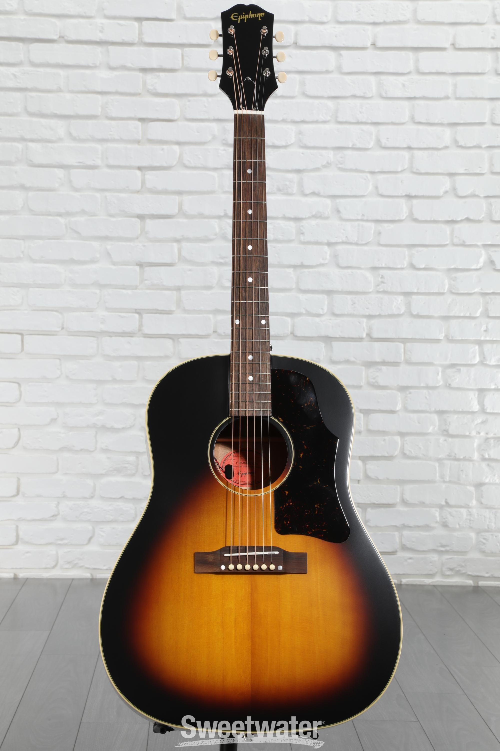 Epiphone J-45 Acoustic Guitar - Aged Vintage Sunburst Gloss