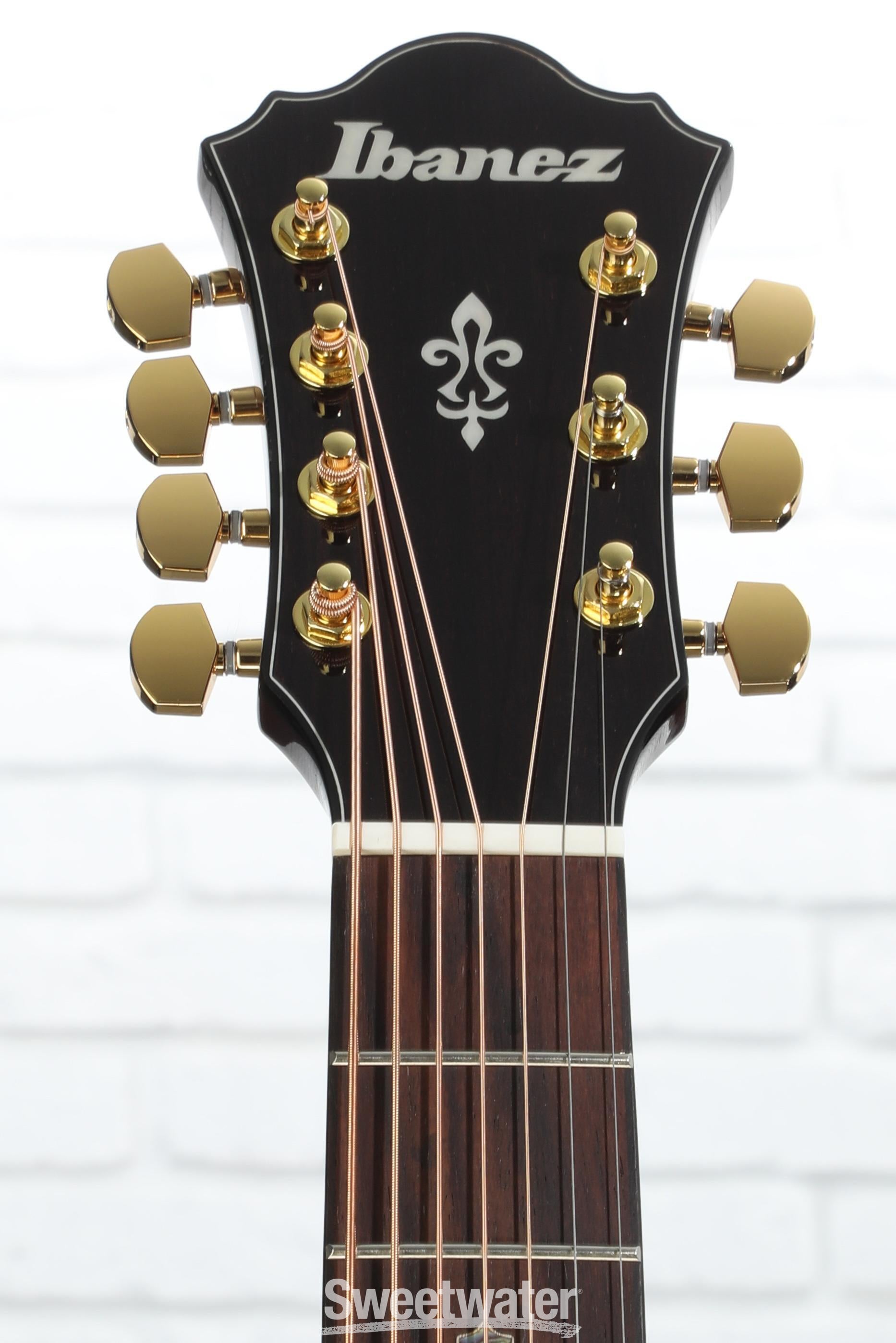 Ibanez AE3007FMH 7-string Acoustic-electric Guitar - Tobacco Edge Burst High Gloss