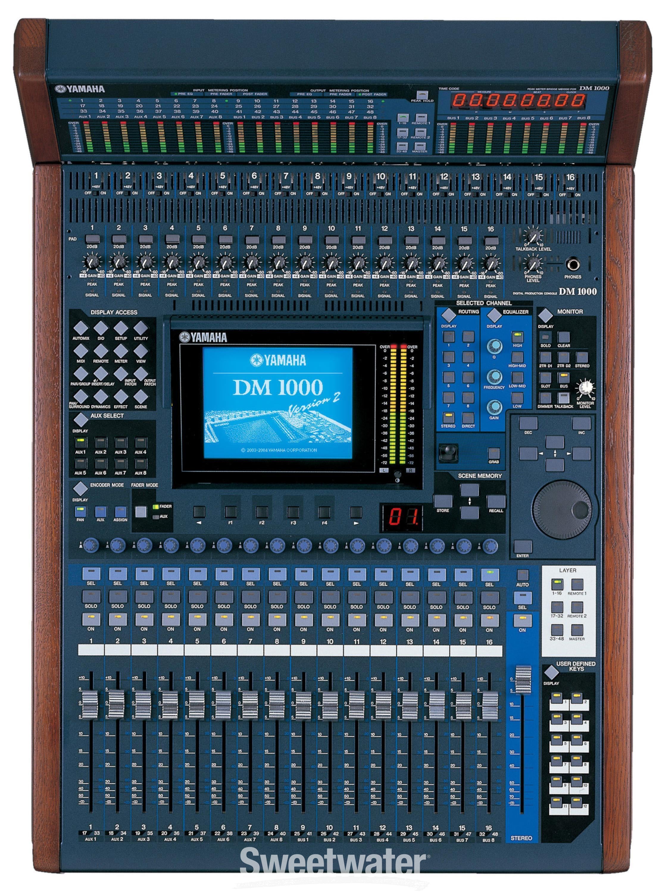 Yamaha DM 1000 VCM v2 48-channel Digital Mixer | Sweetwater