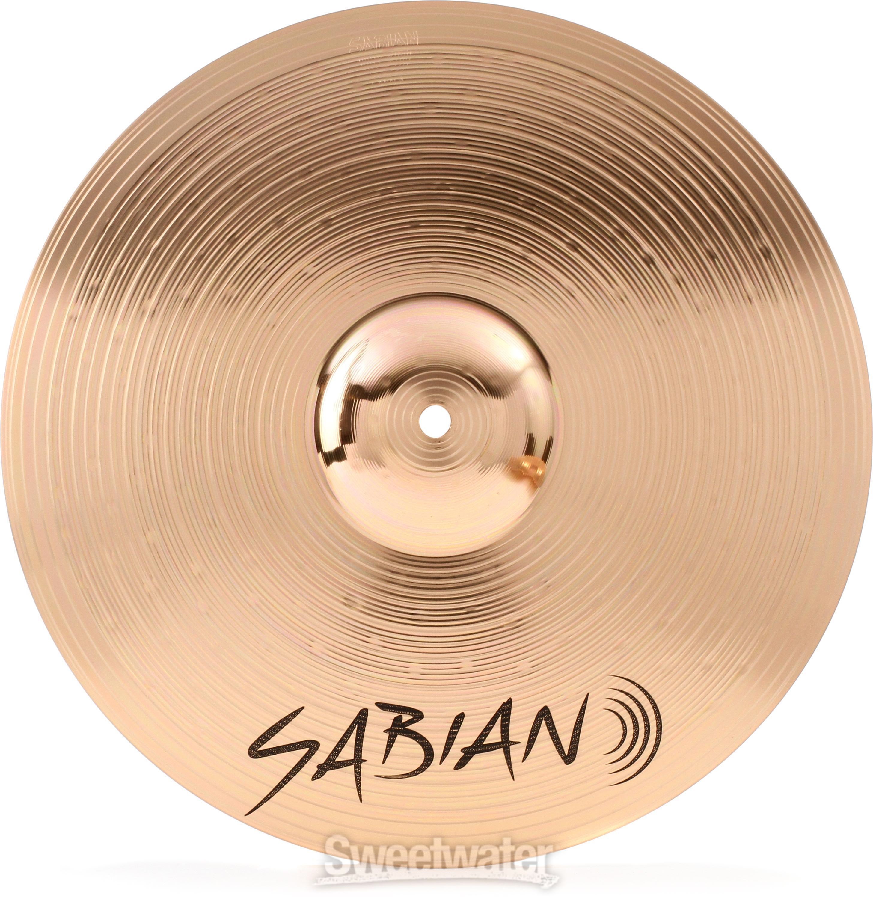 Sabian B8X Performance Cymbal Set - 14/16/20 inch - with Free 18