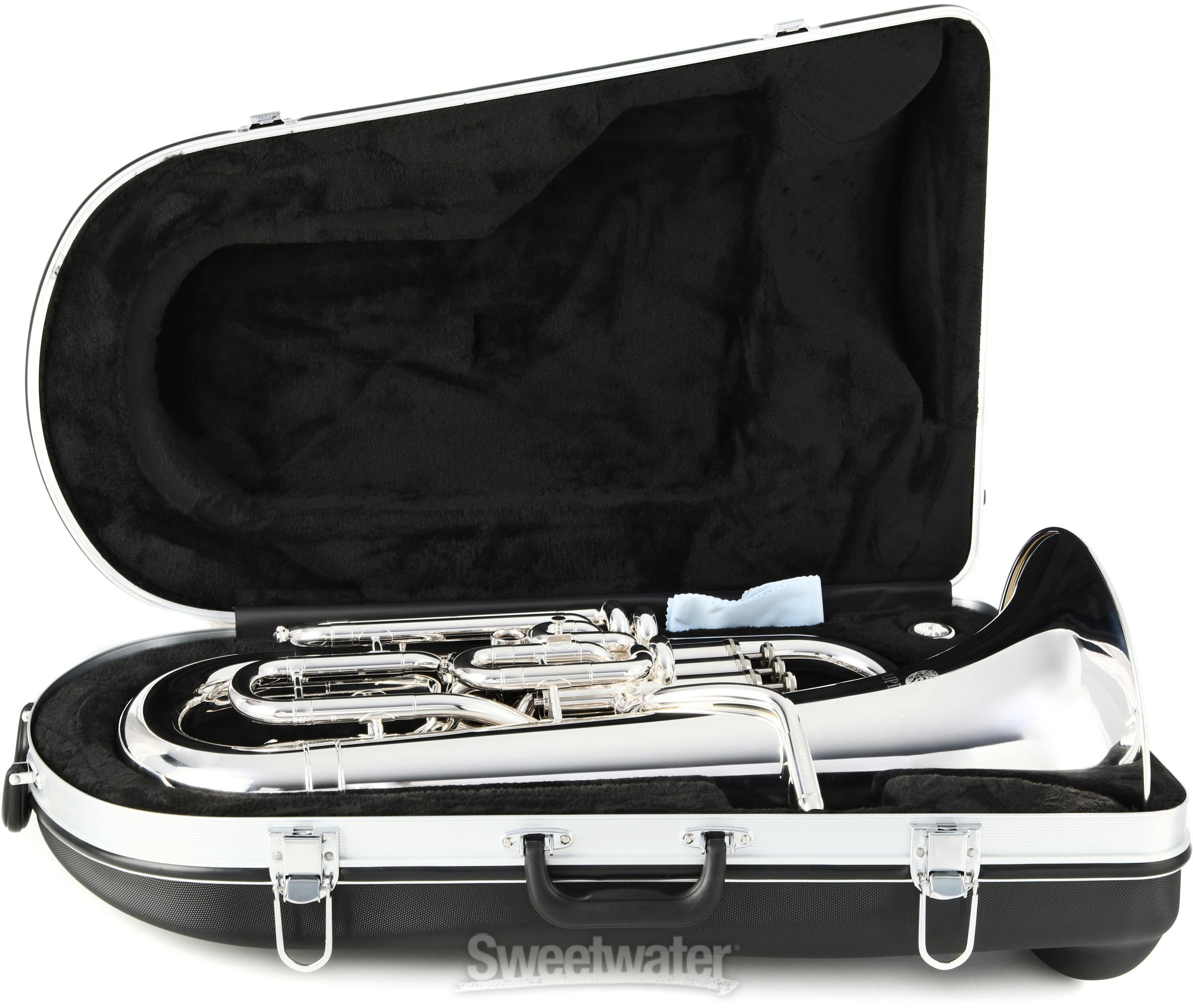 Jupiter JEP1120S 3+1 Valve Professional Compensating Euphonium -  Silver-plated | Sweetwater