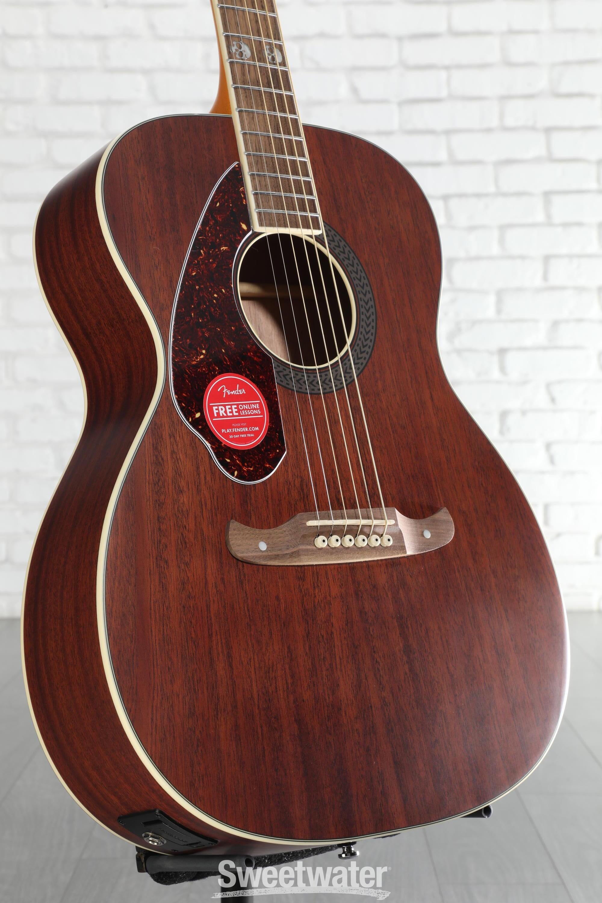 Fender Tim Armstrong Hellcat, Left-Handed Acoustic-Electric Guitar