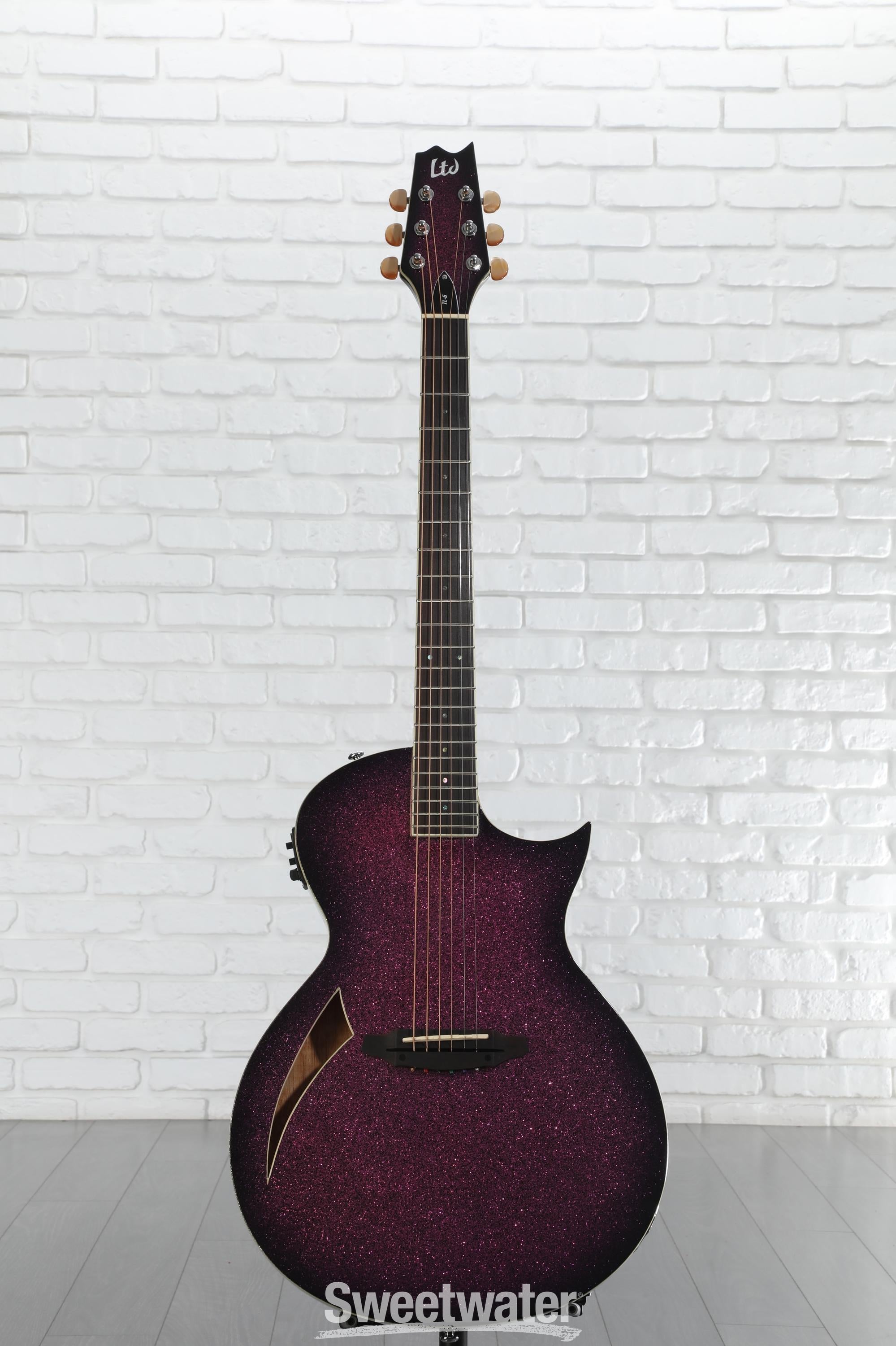 LTD (ESP) TL-6 ソリッドエレアコ Amazon | ESP LTL6BLK LTD TL-6 Black 6弦 Acoustic Resonant