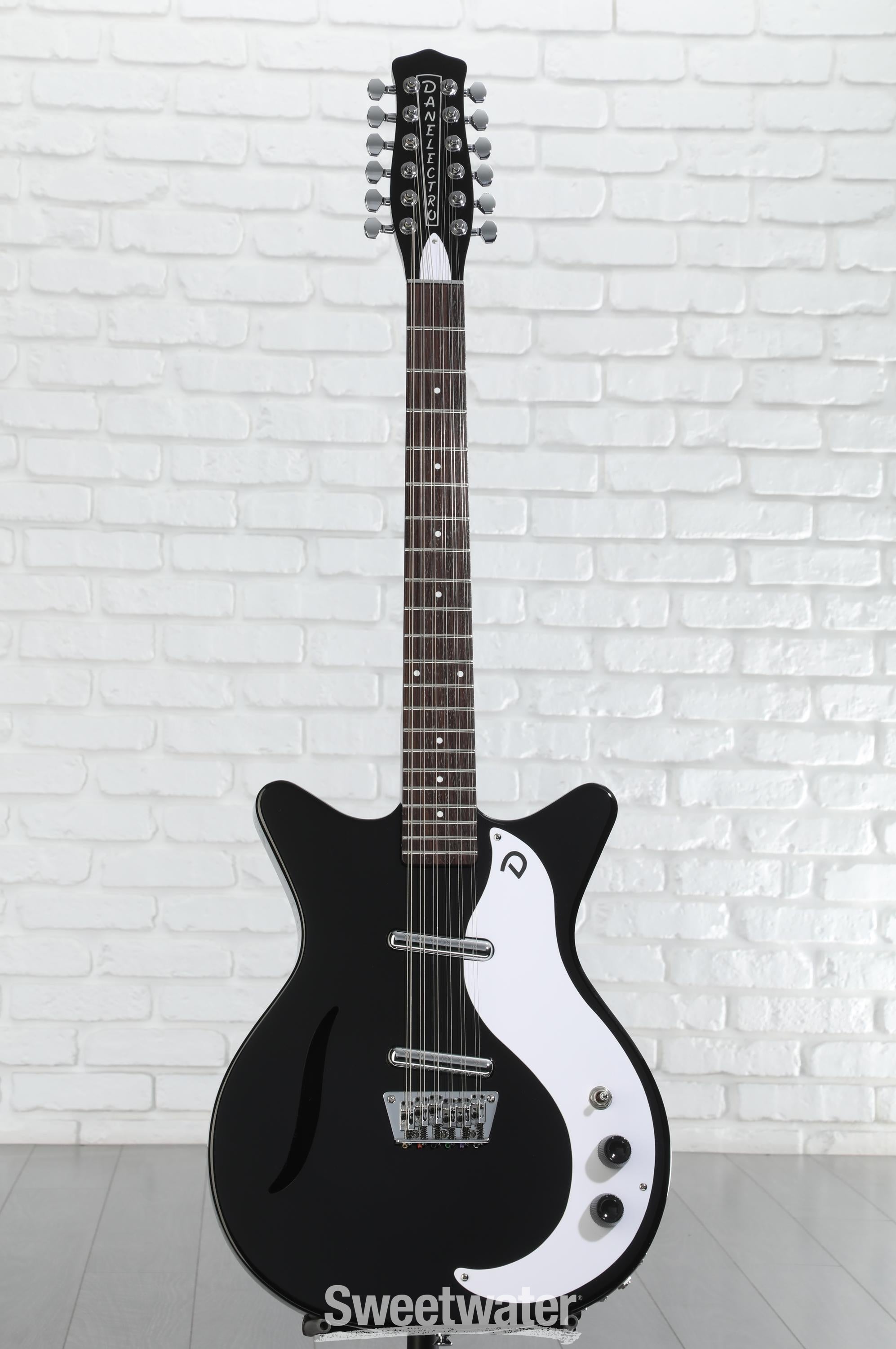 Dan Electro 12弦guitar　Black Danelectro 59X12 12-String Electric Guitar (Black) - Walmart.com