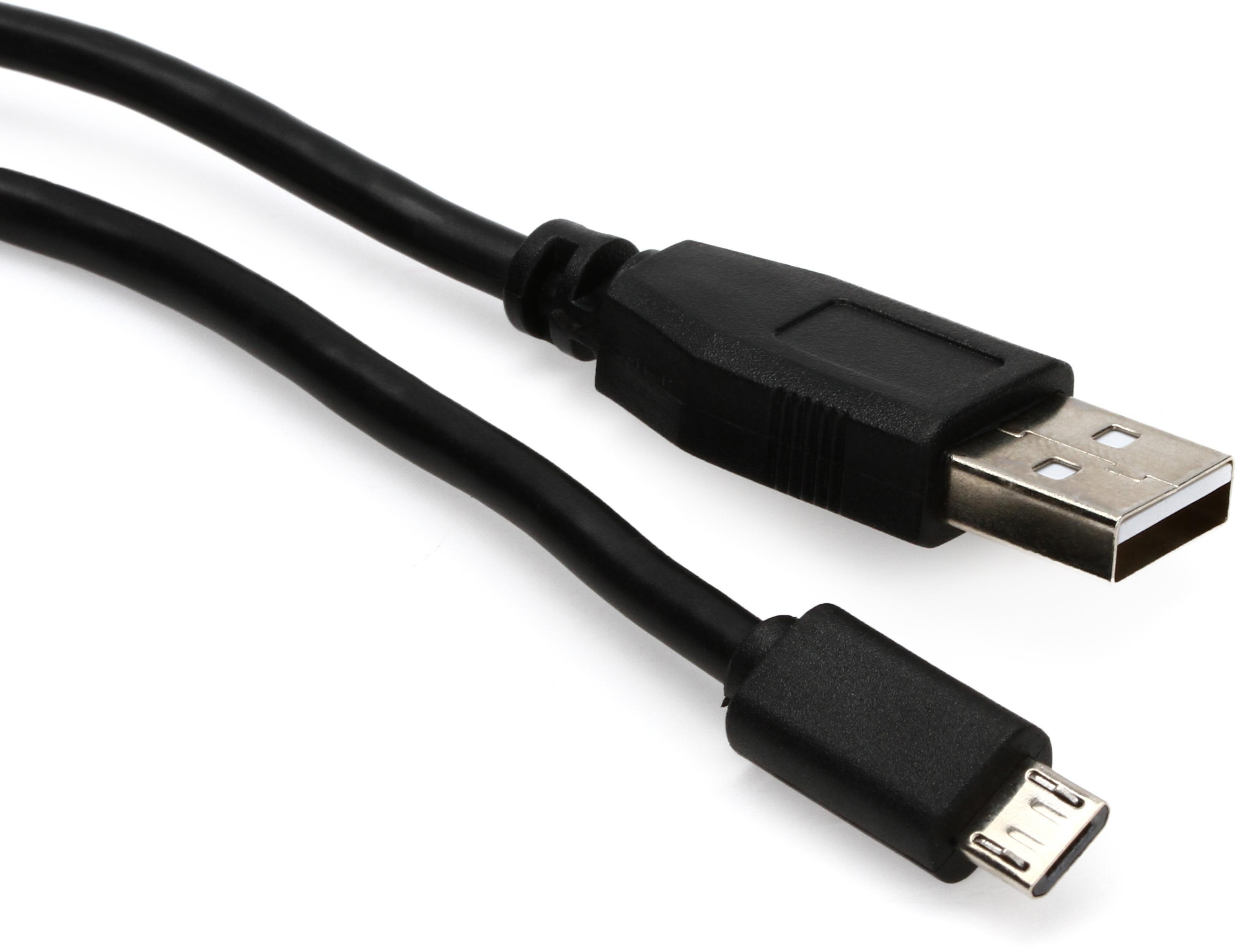 Hosa USB-206AC High Speed USB Type A to Micro-B Cable - 6 foot | Sweetwater