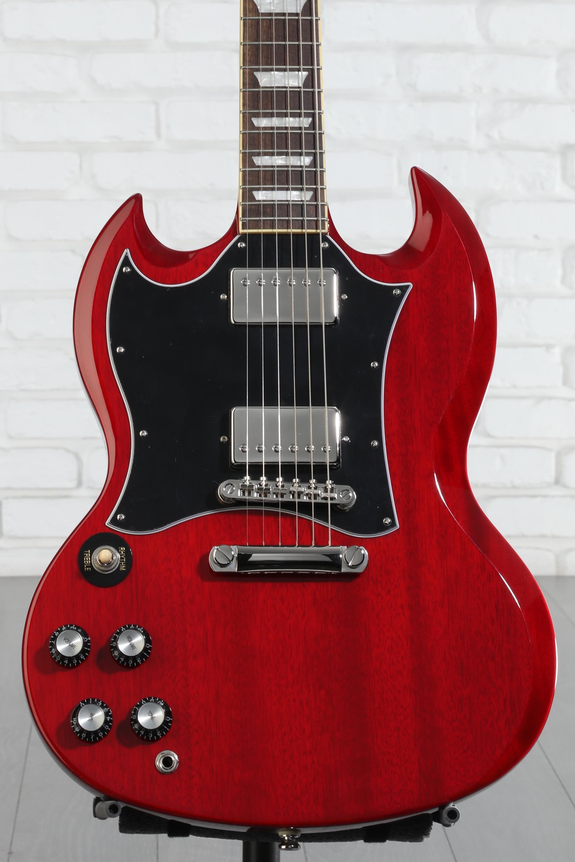 Epiphone SG Standard Left-handed Electric Guitar - Cherry | Sweetwater
