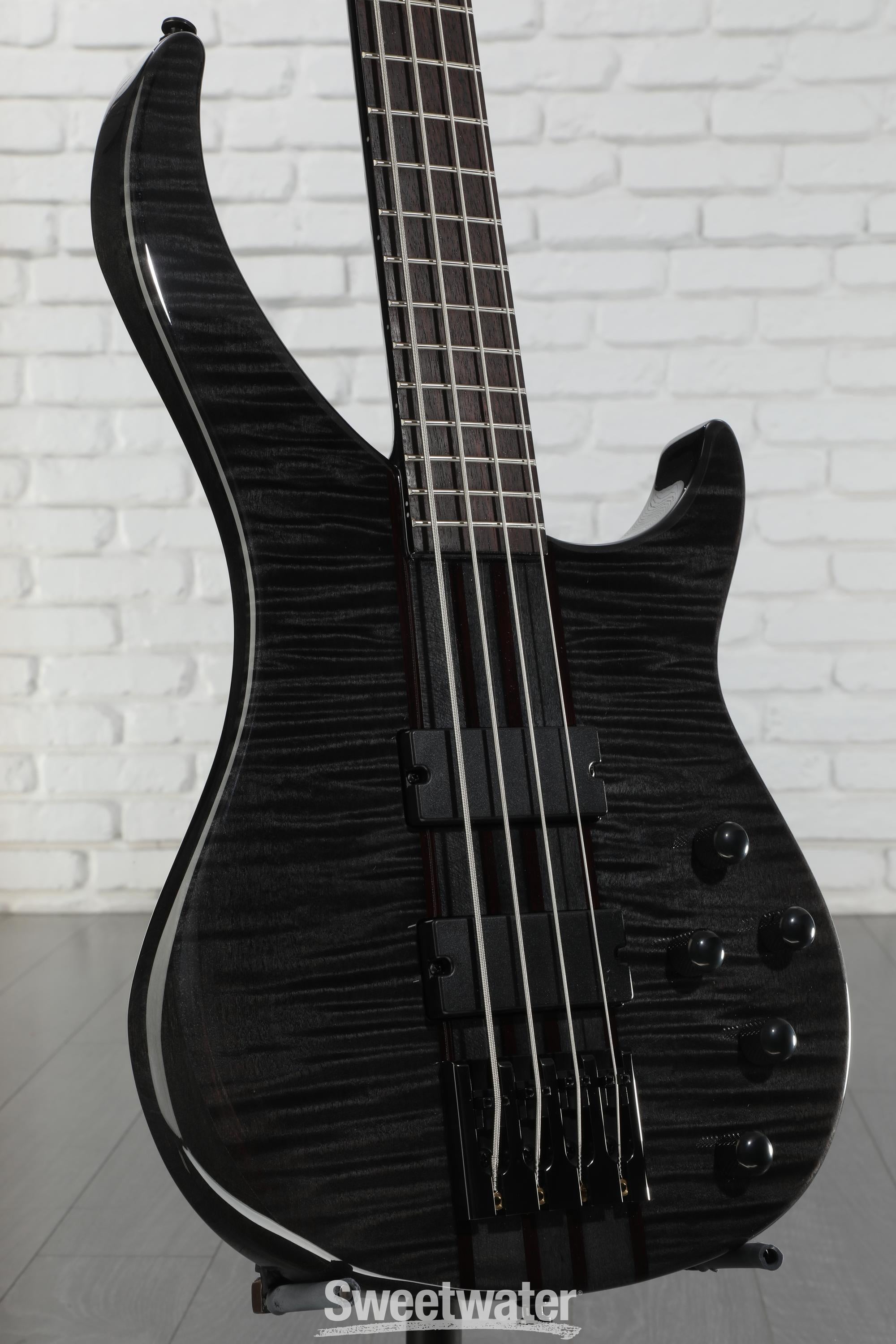 Peavey Cirrus 4 Electric Bass Guitar - Trans Black | Sweetwater