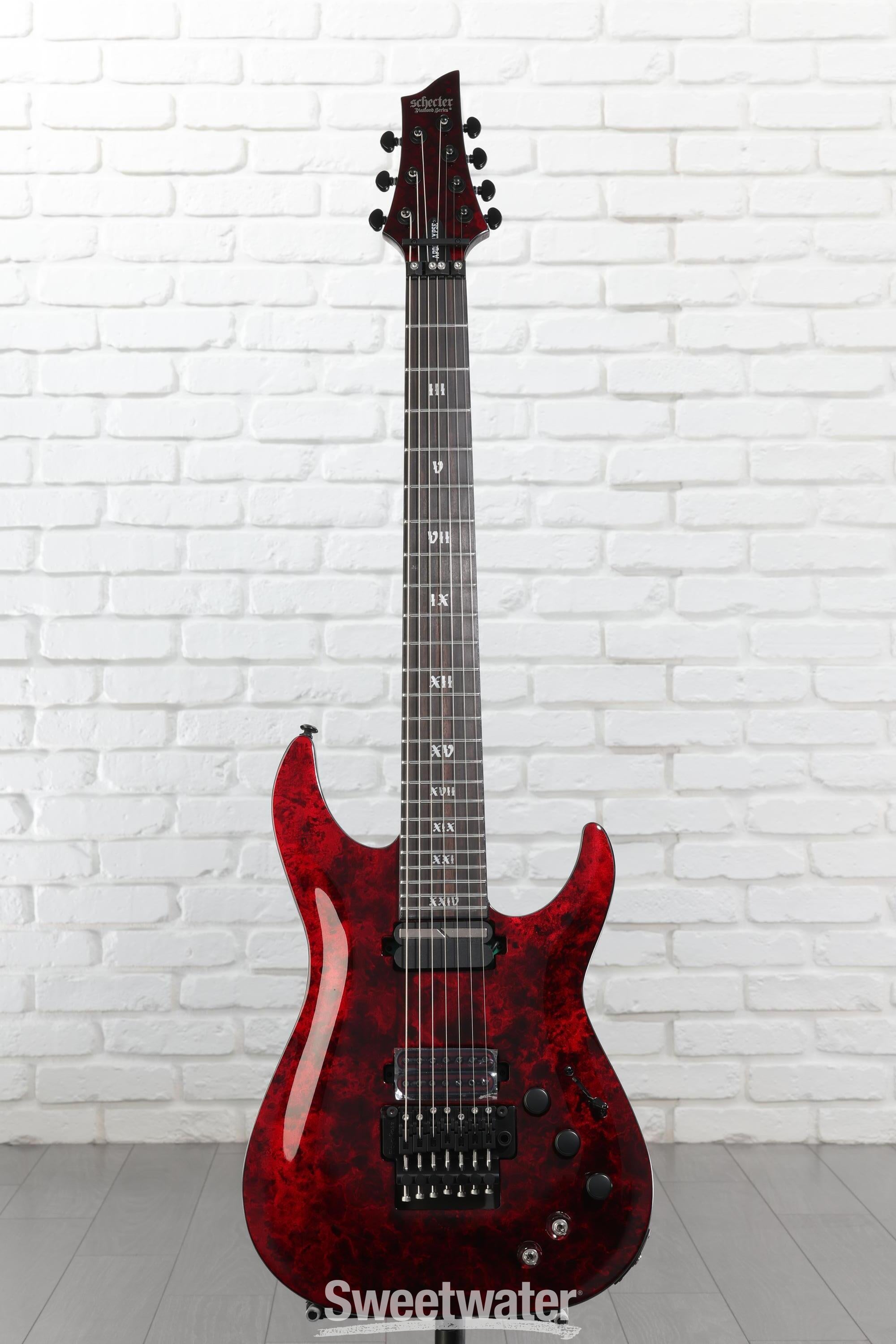 Schecter C-7 FR-S Apocalypse Electric Guitar - Red Reign | Sweetwater