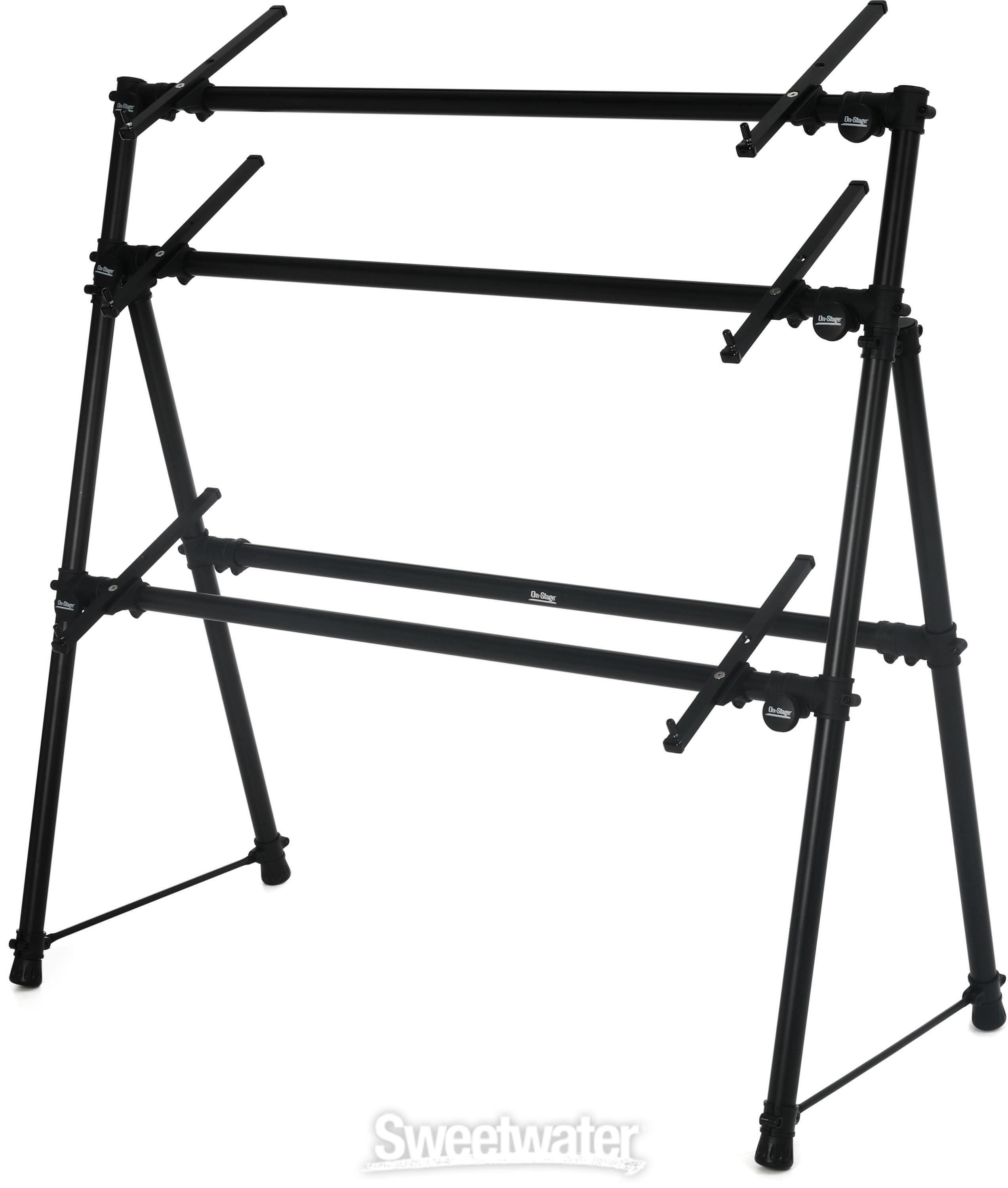 On Stage KS7903 3 Tier A Frame Keyboard Stand Sweetwater