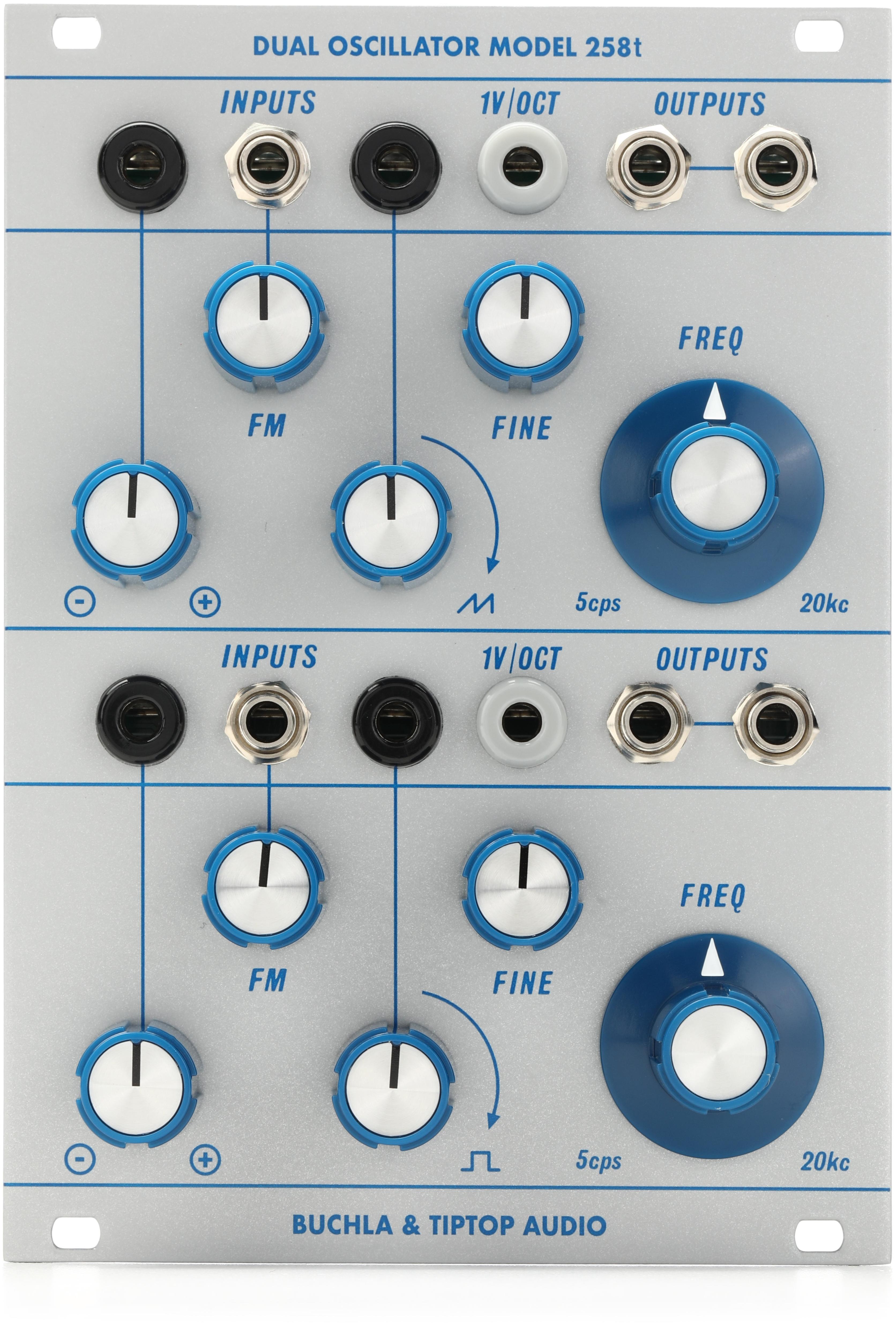 Tiptop Audio Buchla 258t Dual Oscillator Eurorack Module