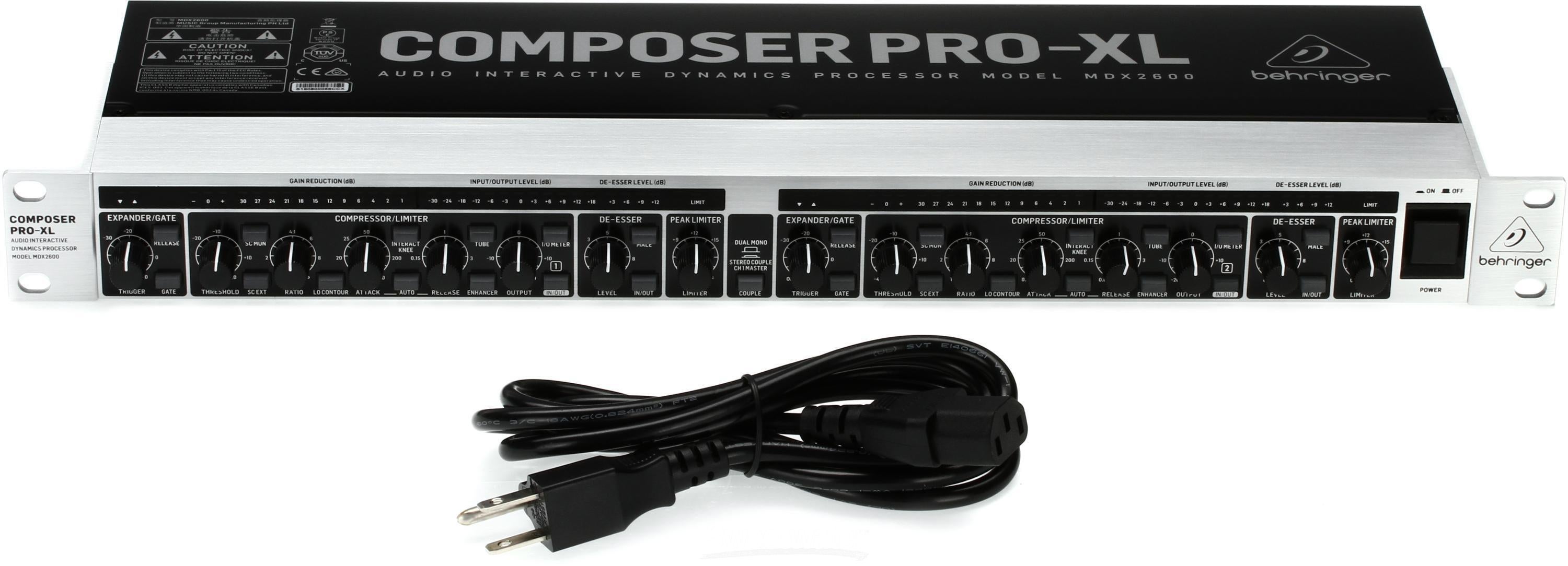 Behringer Composer Pro-XL MDX2600 Compressor with De-esser