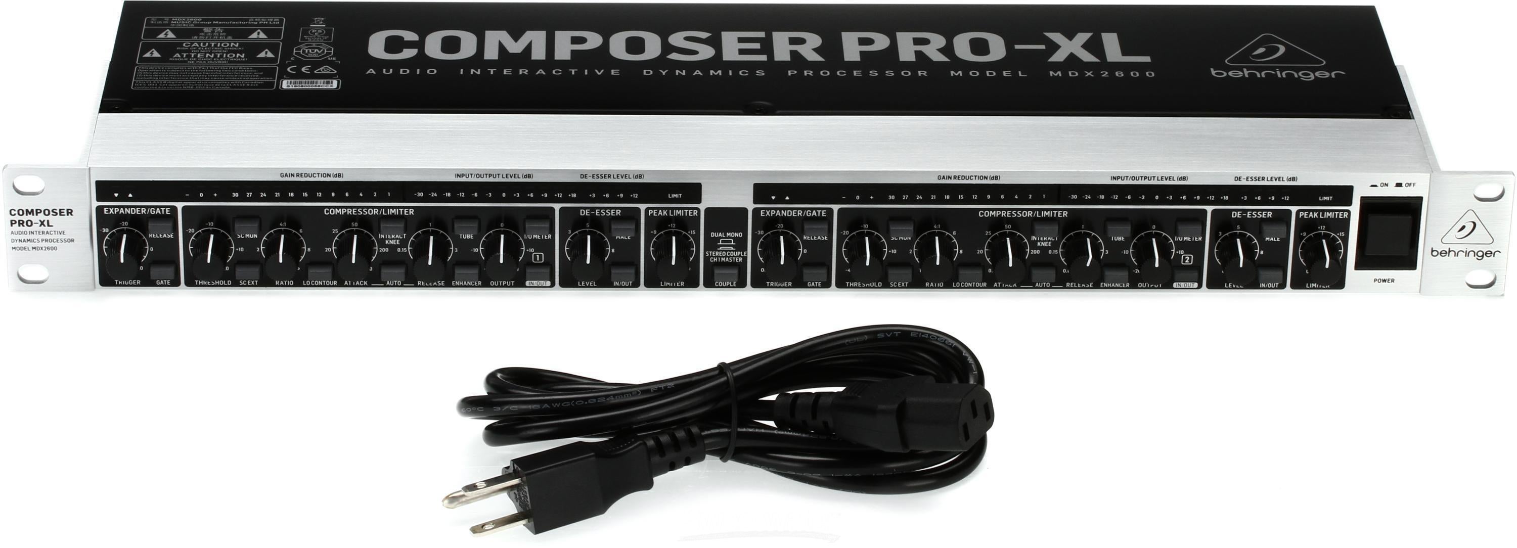 Behringer Composer Pro-XL MDX2600 Compressor with De-esser 