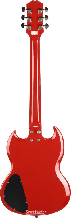 Guitarra Eléctrica Epiphone Power Players Sg (Incl. Gig Bag, Cable, Picks)  Rojo Es1ppsgranh1