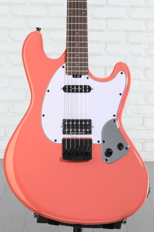 Sterling By Music Man Ryan "Fluff" Bruce Signature StingRay Electric Guitar - Rula Thumb Red, Rosewood Fingerboard