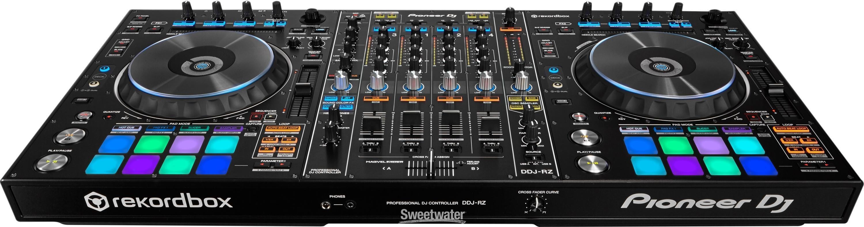 Pioneer DJ DDJ-RZ 4-deck rekordbox DJ Controller | Sweetwater