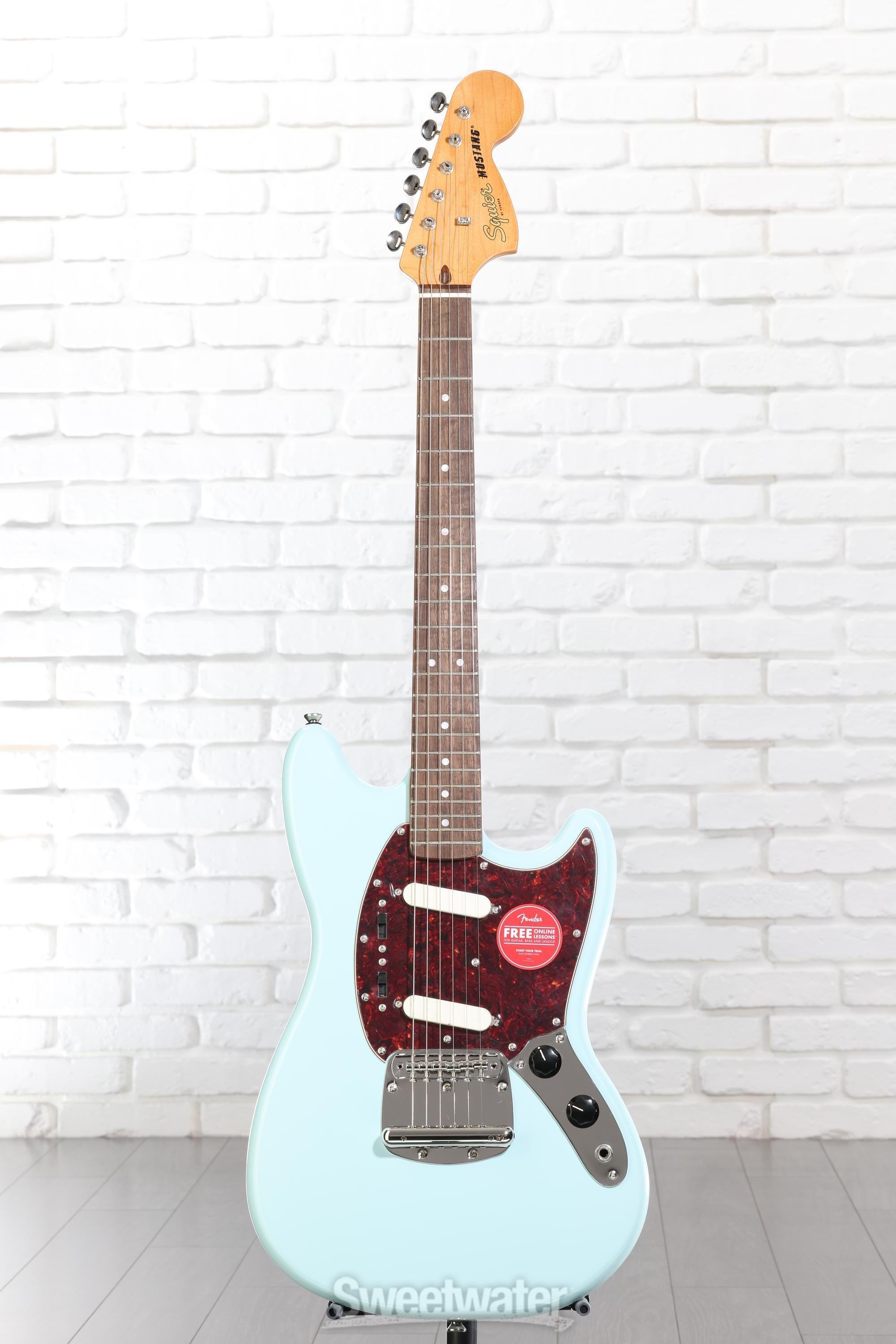 Squier Classic Vibe '60s Mustang Electric Guitar - Sonic Blue