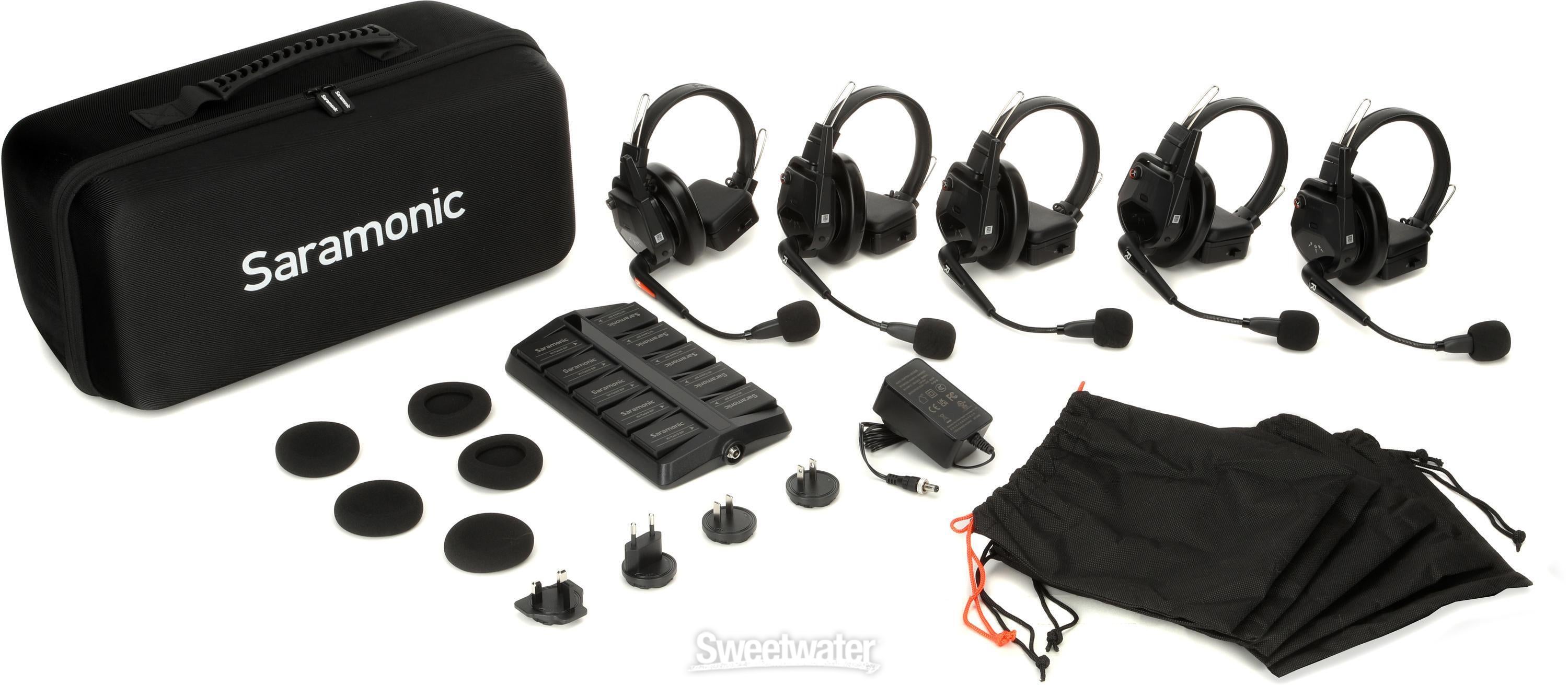 Saramonic WiTalk9-5S 5-person 1.9GHz Wireless Intercom System