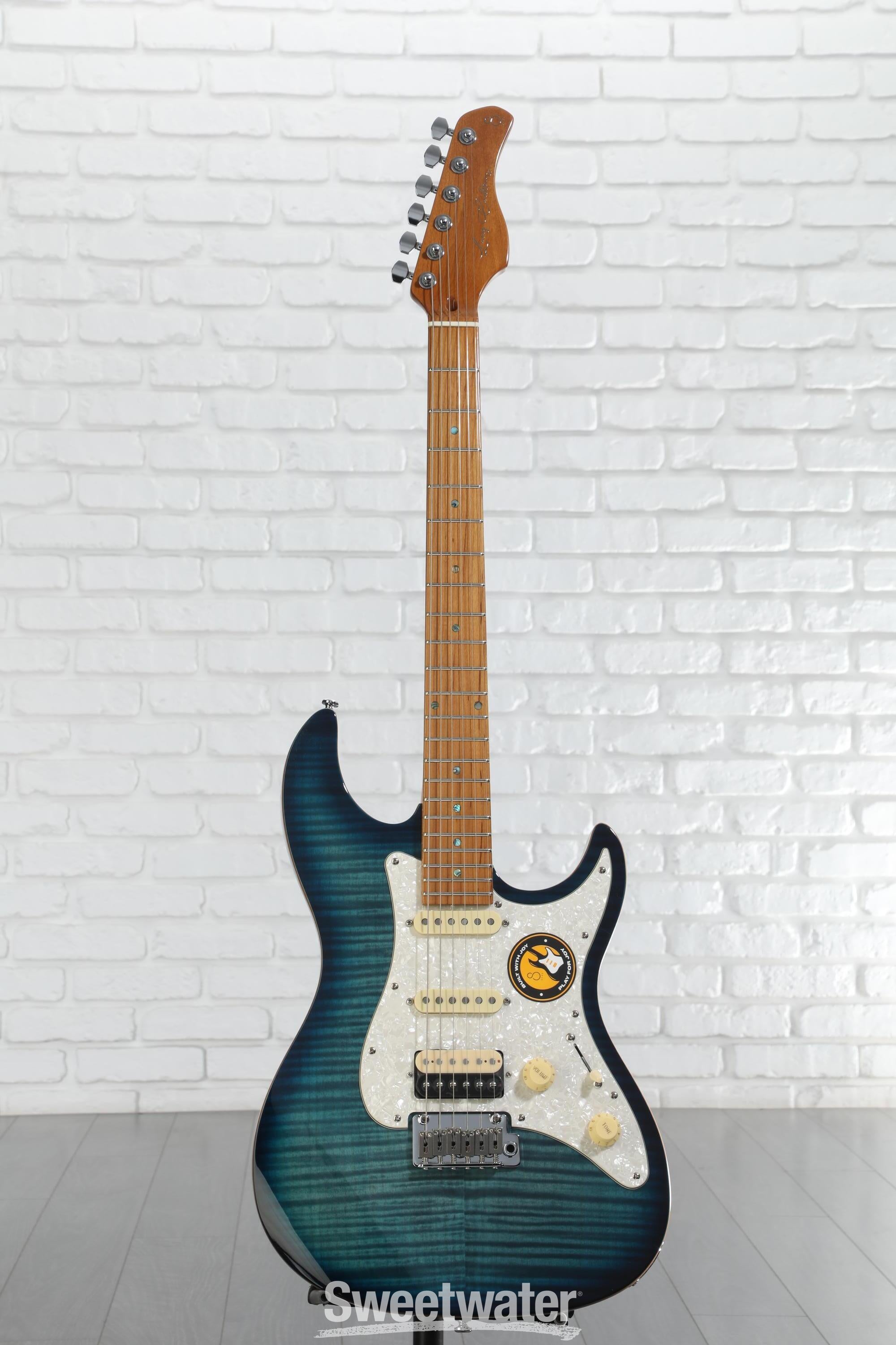 Sire S7 FM エレキギター Sire Larry Carlton S7 FM Electric Guitar - Transparent Blue