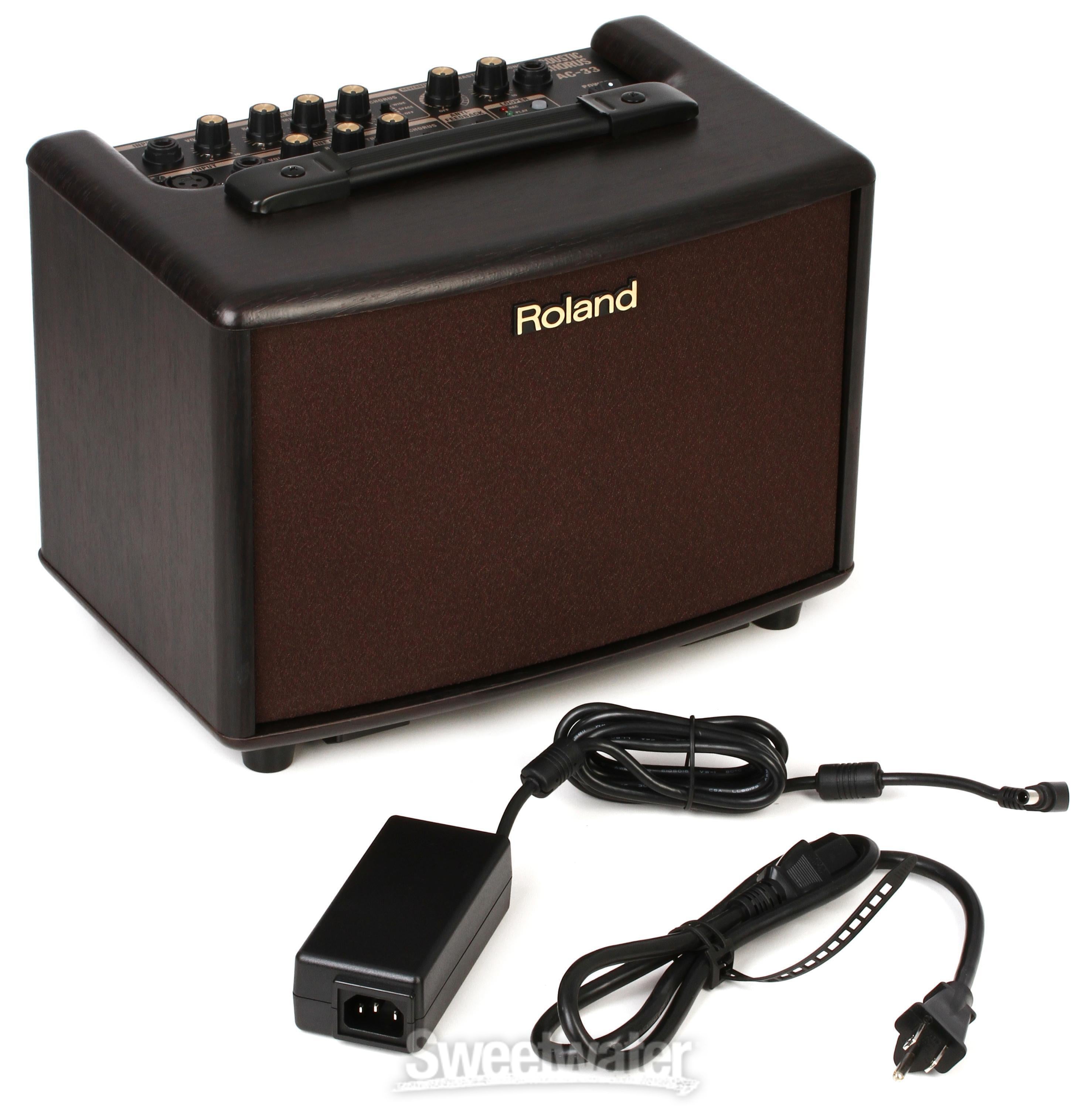 Roland ac 33 deals amp