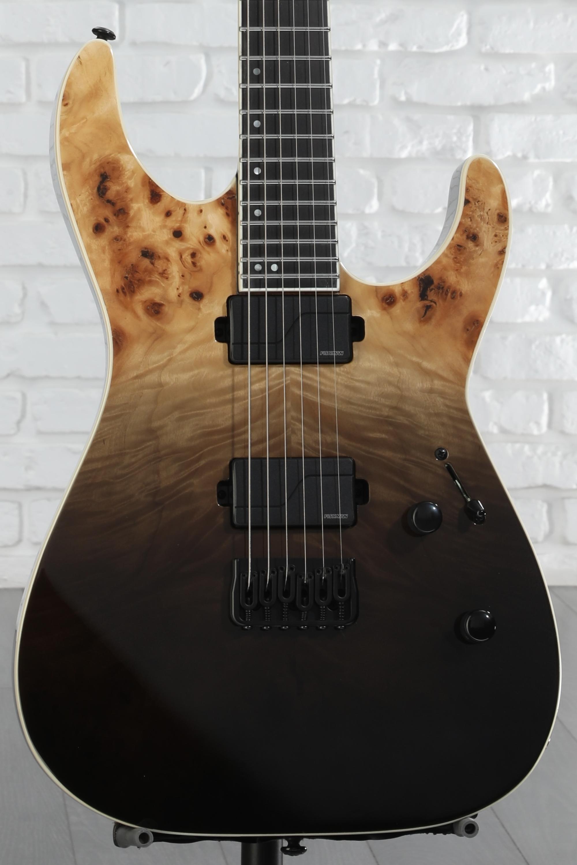 ESP LTD MH-350NT Guitar in See-Through Black B-Stock